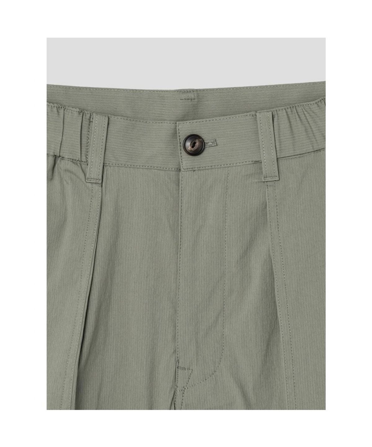 GLXY (갤럭시 라이프스타일)(GLXY (GALAXY LIFESTYLE)) GLXY [갤럭시라이프스타일][三無衣服] 면 나일론 스트레치 퍼티그 쇼츠  카키