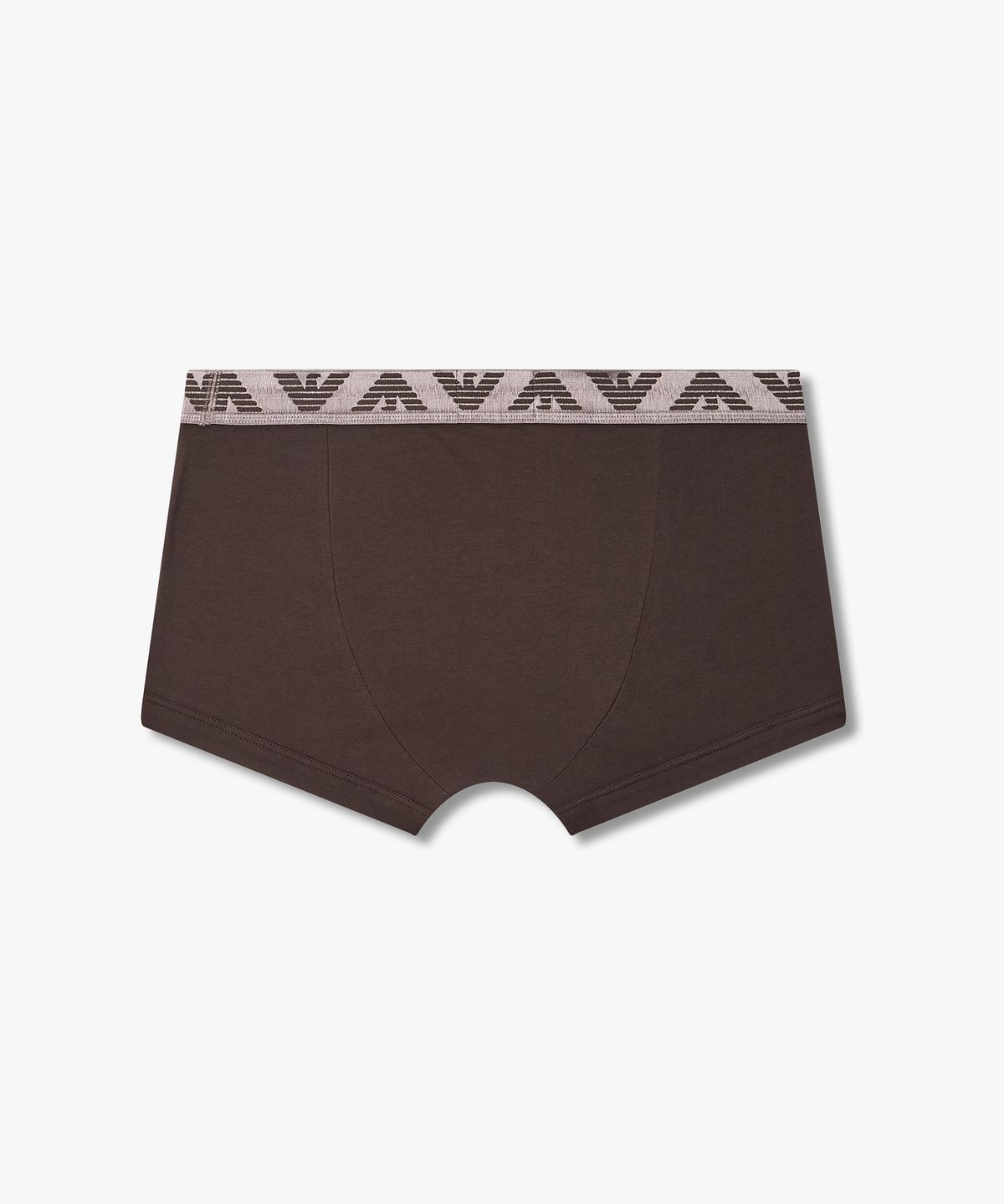 엠포리오 아르마니 언더웨어(EMPORIO ARMANI UNDERWEAR) 남성 글로시 투톤 로고 드로즈_브라운 0816112060