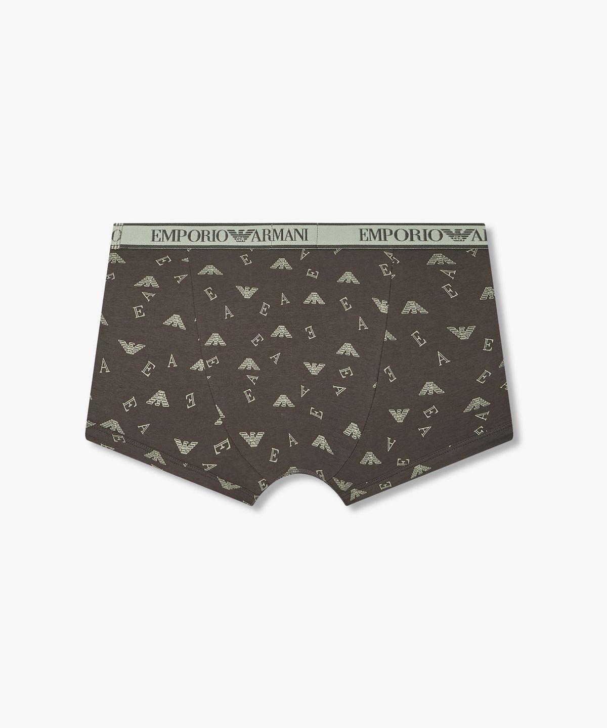 엠포리오 아르마니 언더웨어(EMPORIO ARMANI UNDERWEAR) 남성 멀티 로고 프린트 드로즈_카키 브라운 08M6112318
