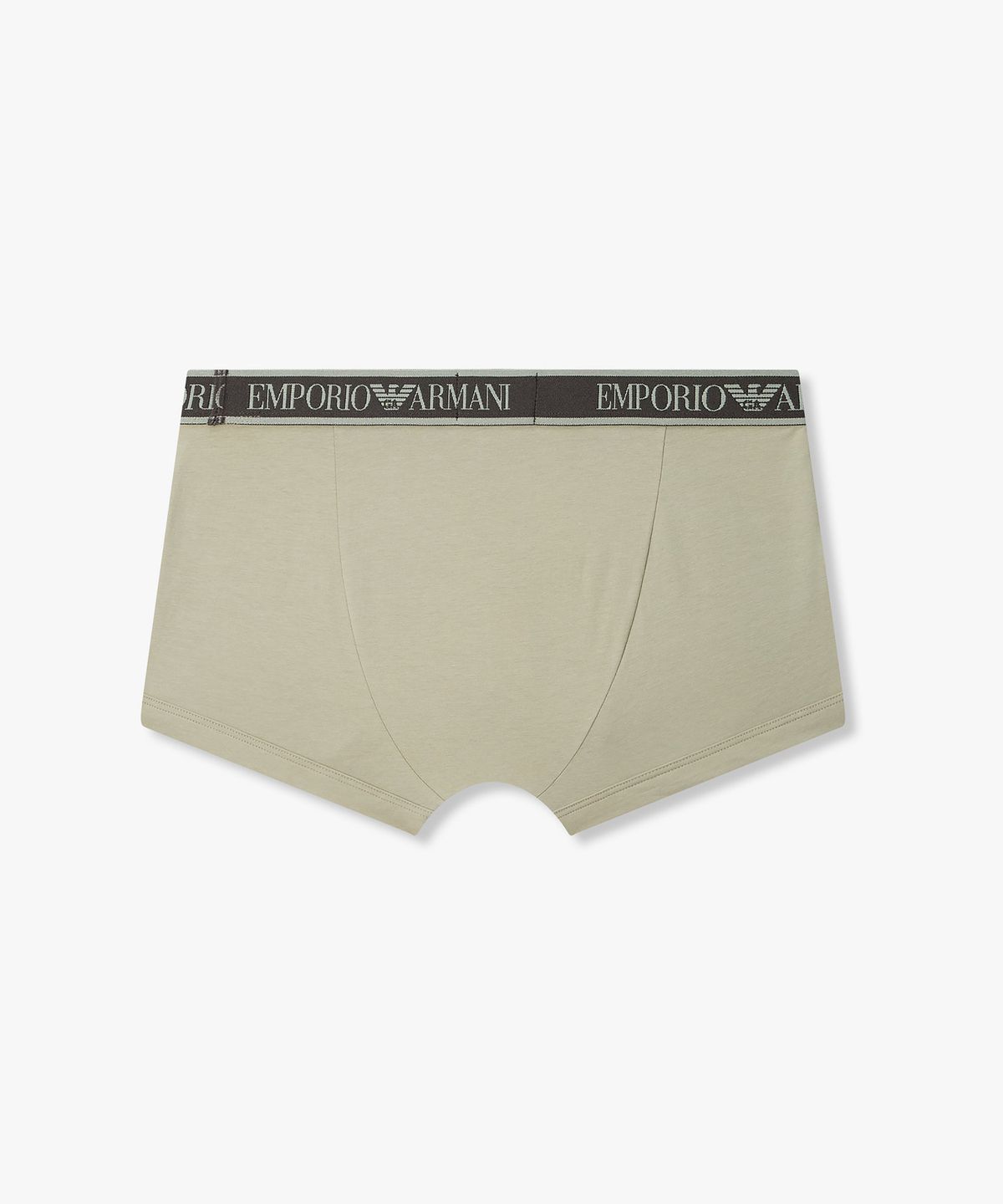 엠포리오 아르마니 언더웨어(EMPORIO ARMANI UNDERWEAR) 남성 라인 트림 자카드 로고 드로즈_라이트 카키 08M6112317