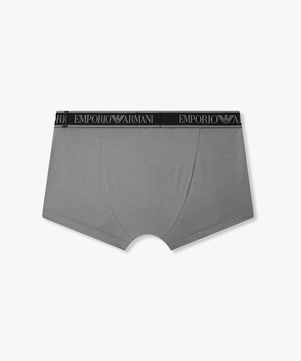 엠포리오 아르마니 언더웨어(EMPORIO ARMANI UNDERWEAR) 남성 투톤 자카드 로고 드로즈_다크 그레이 08M6112303