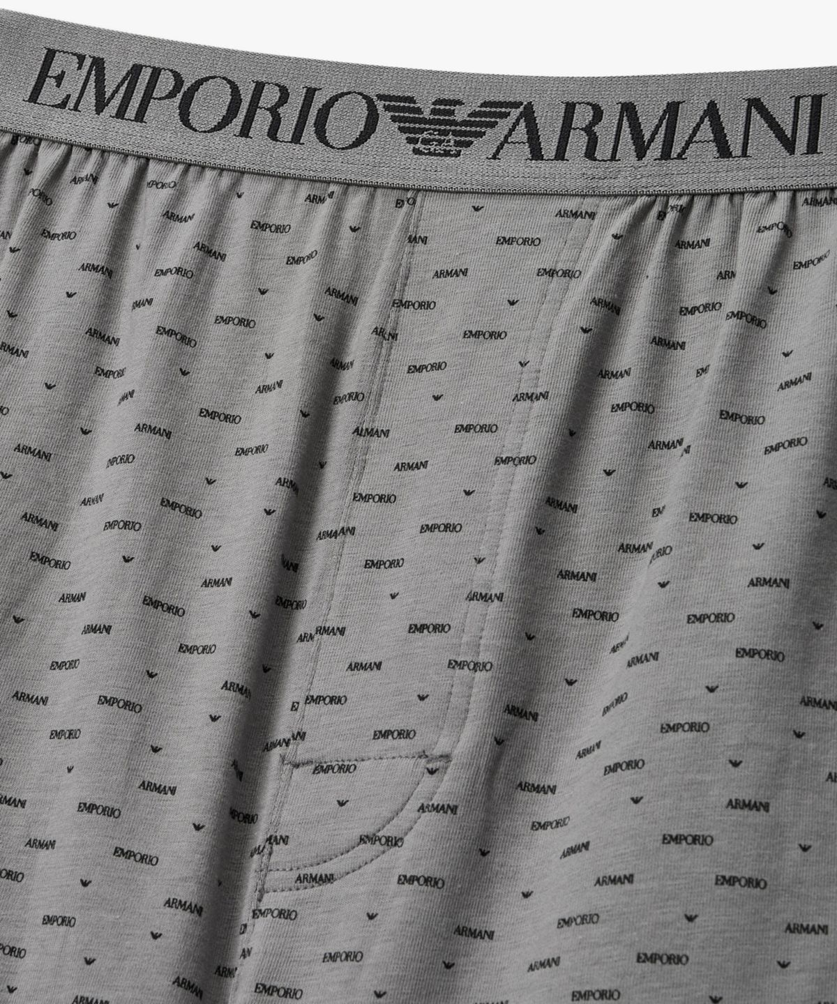 엠포리오 아르마니 언더웨어(EMPORIO ARMANI UNDERWEAR) 남성 올오버 패턴 프린트 트렁크_다크 그레이 0816112092