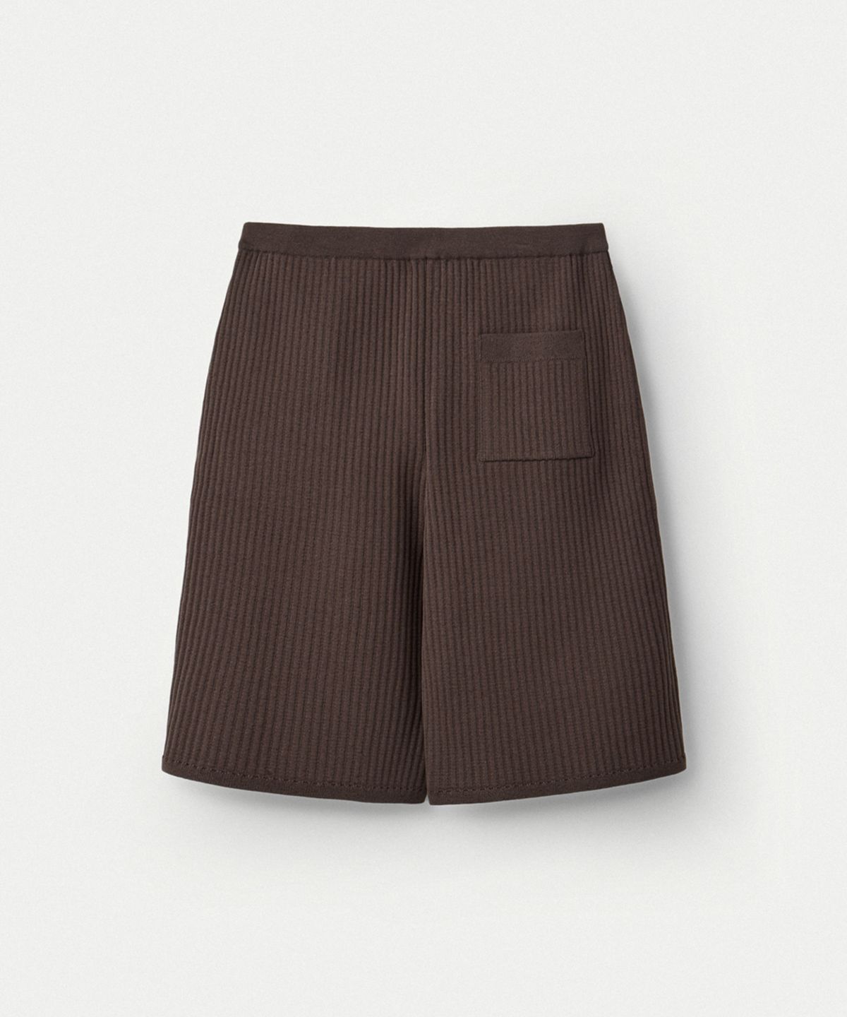 우마뭉(UMARMUNG) Fine Cotton Bermuda Pants_Brown