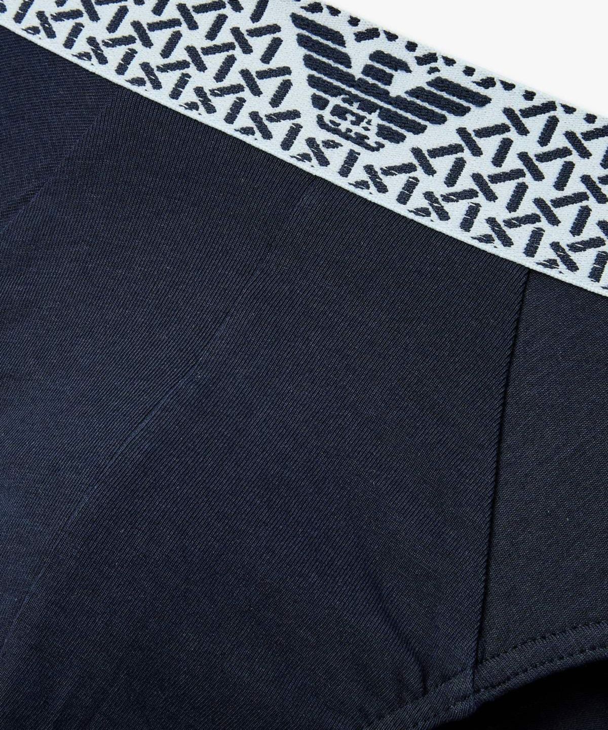 엠포리오 아르마니 언더웨어(EMPORIO ARMANI UNDERWEAR) 남성 패턴드 텍스처 로고 브리프_네이비 0816111035