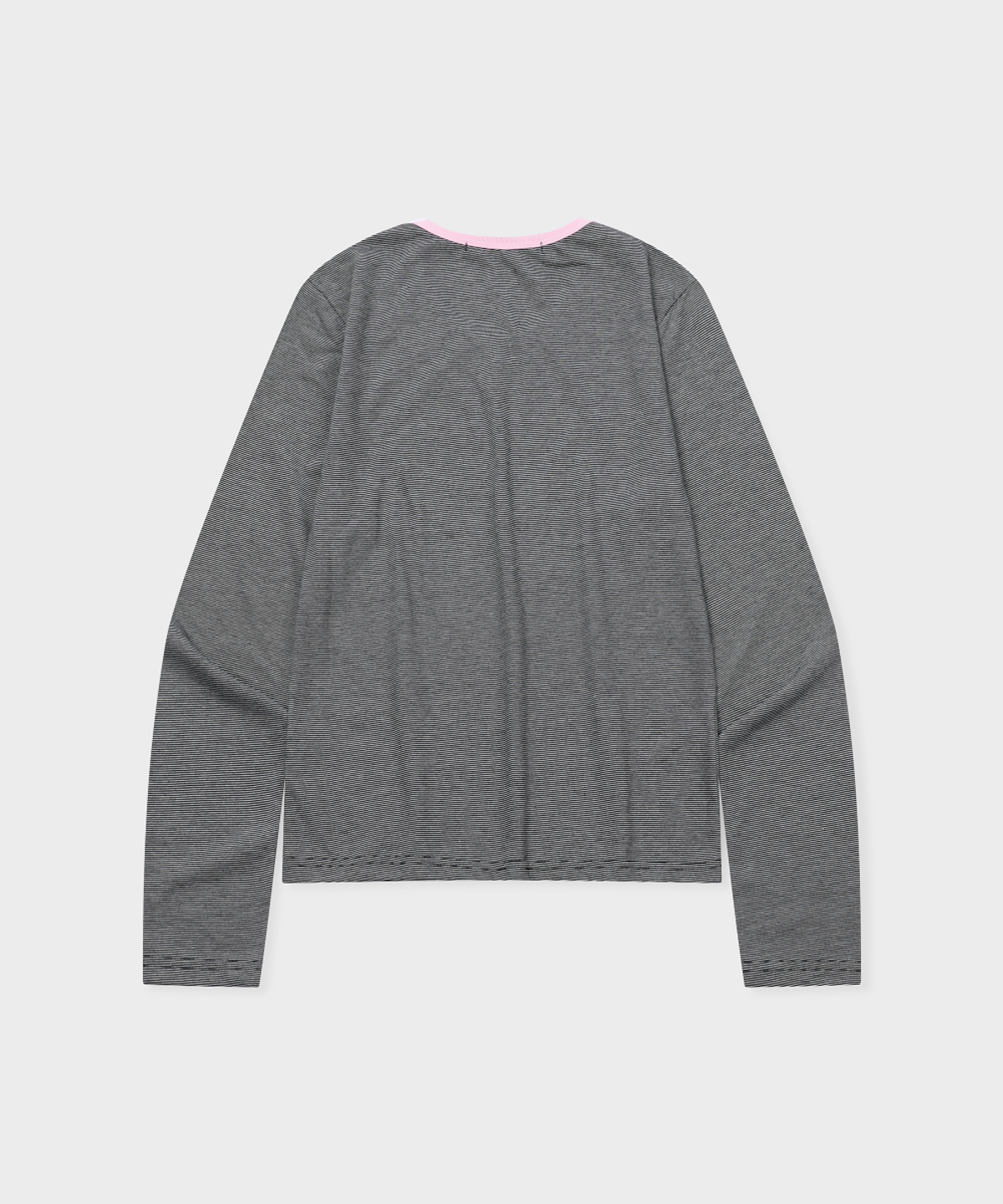 글런든(GRUNDEN) WEEKENDER STRIPE TOP (BLACK-PINK)