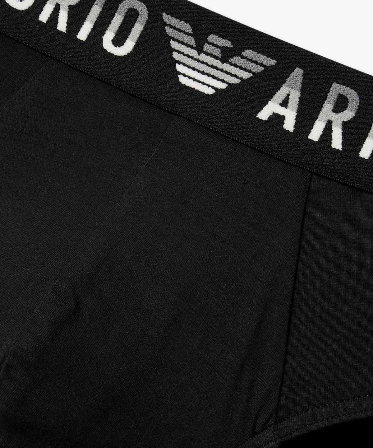 엠포리오 아르마니 언더웨어(EMPORIO ARMANI UNDERWEAR) 남성 톤온톤 자카드 로고 브리프_블랙 0816111012