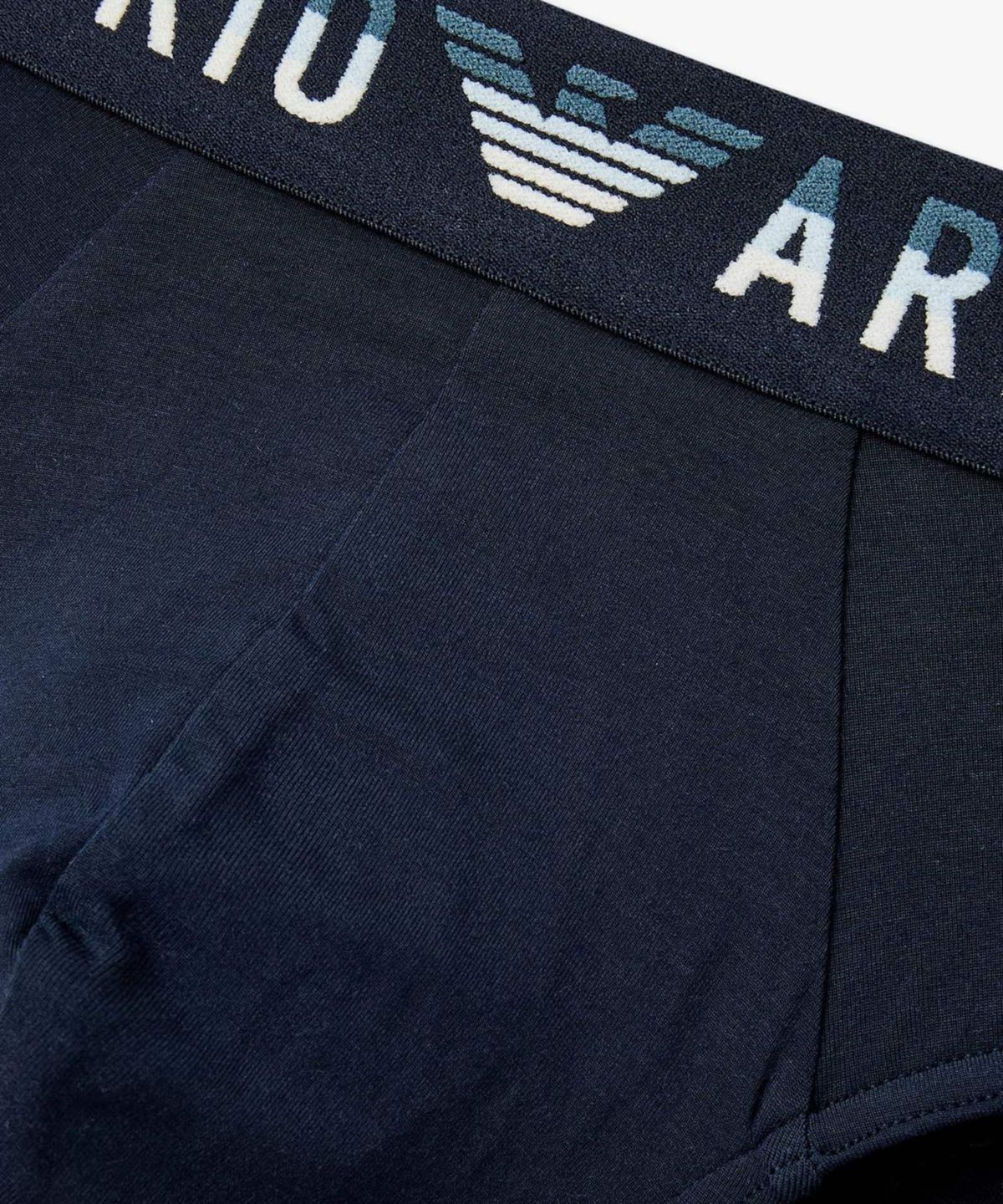 엠포리오 아르마니 언더웨어(EMPORIO ARMANI UNDERWEAR) 남성 톤온톤 자카드 로고 브리프_네이비 0816111011