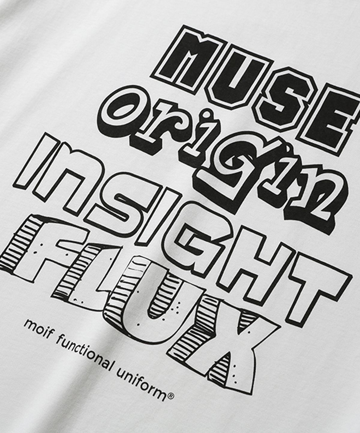 모이프(MOIF) [SS26] ACROSTIC POEM H/S TEE / OFF WHITE