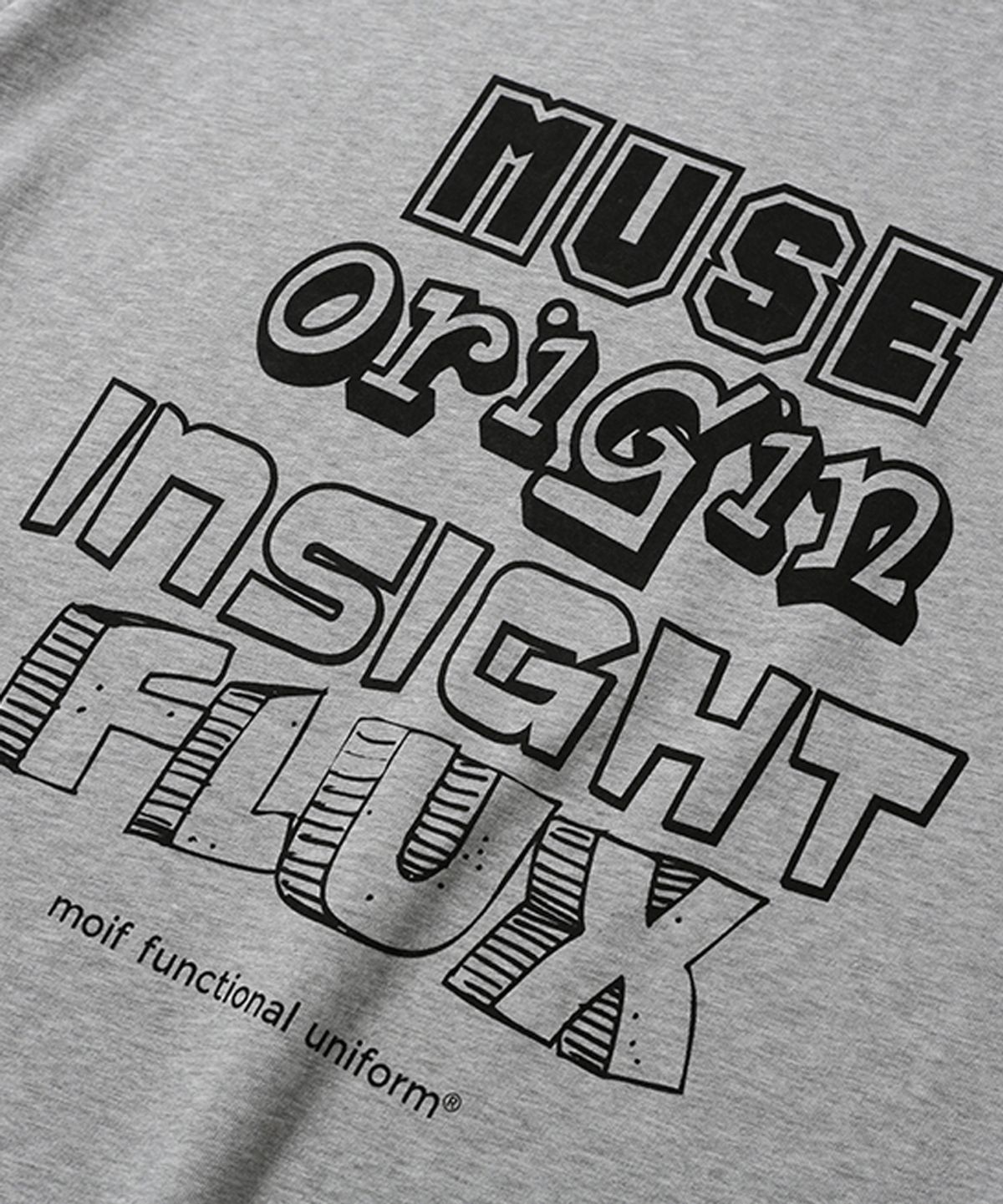 모이프(MOIF) [SS26] ACROSTIC POEM H/S TEE / HEATHER GRAY