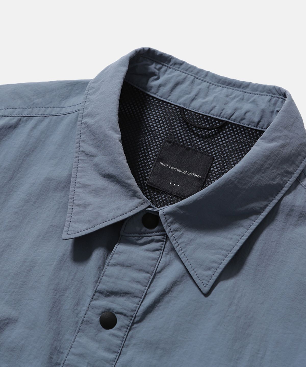 모이프(MOIF) [SS26] RIDGE TRAIL H/S SHIRT / DUSK BLUE