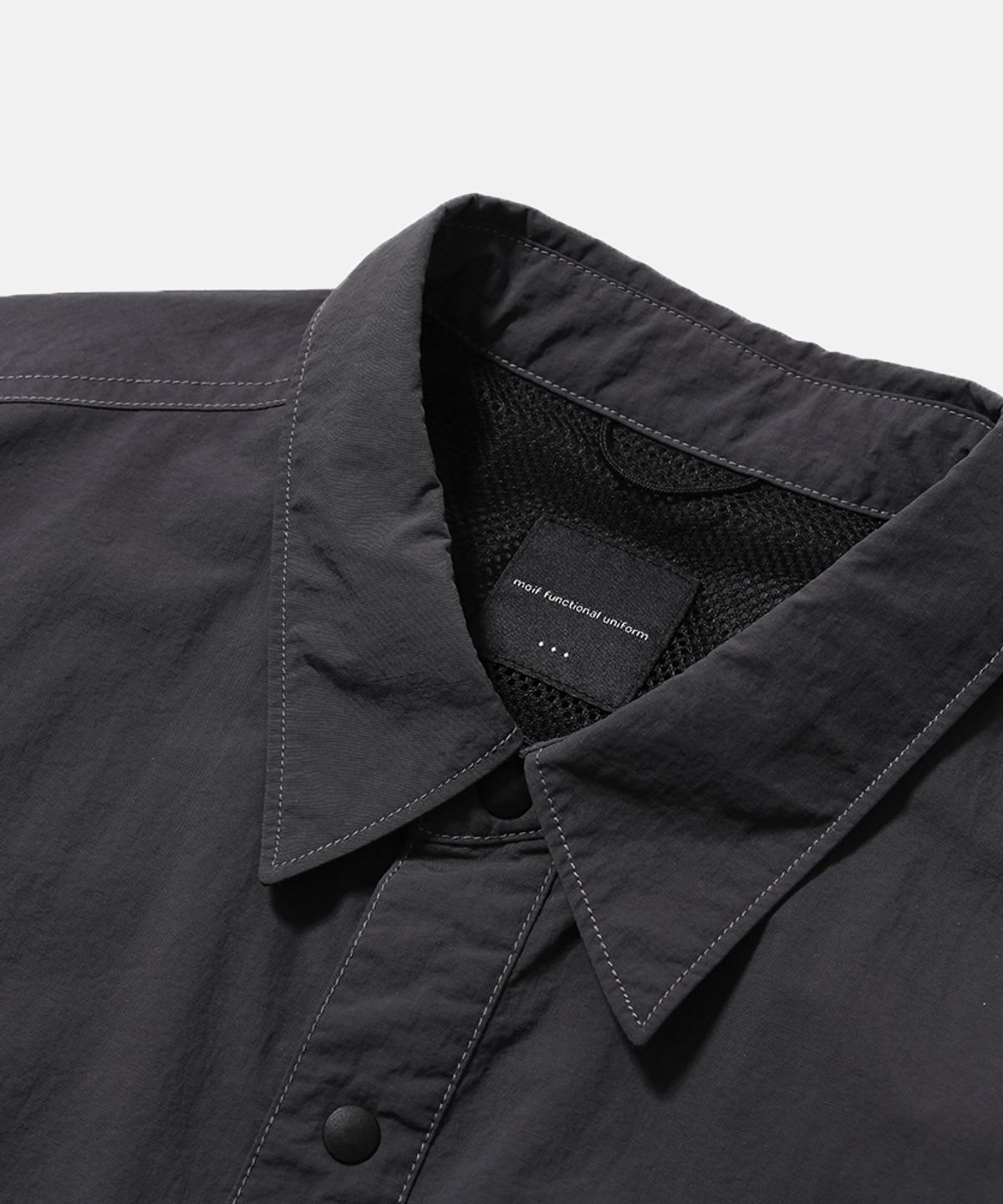 모이프(MOIF) [SS26] RIDGE TRAIL H/S SHIRT / CHARCOAL
