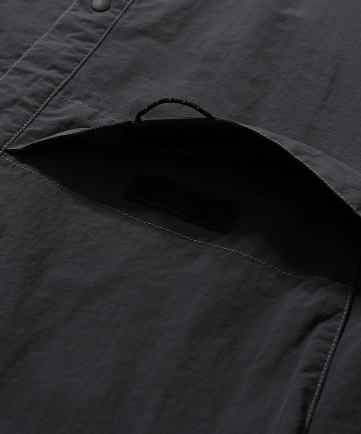 모이프(MOIF) [SS26] RIDGE TRAIL H/S SHIRT / CHARCOAL
