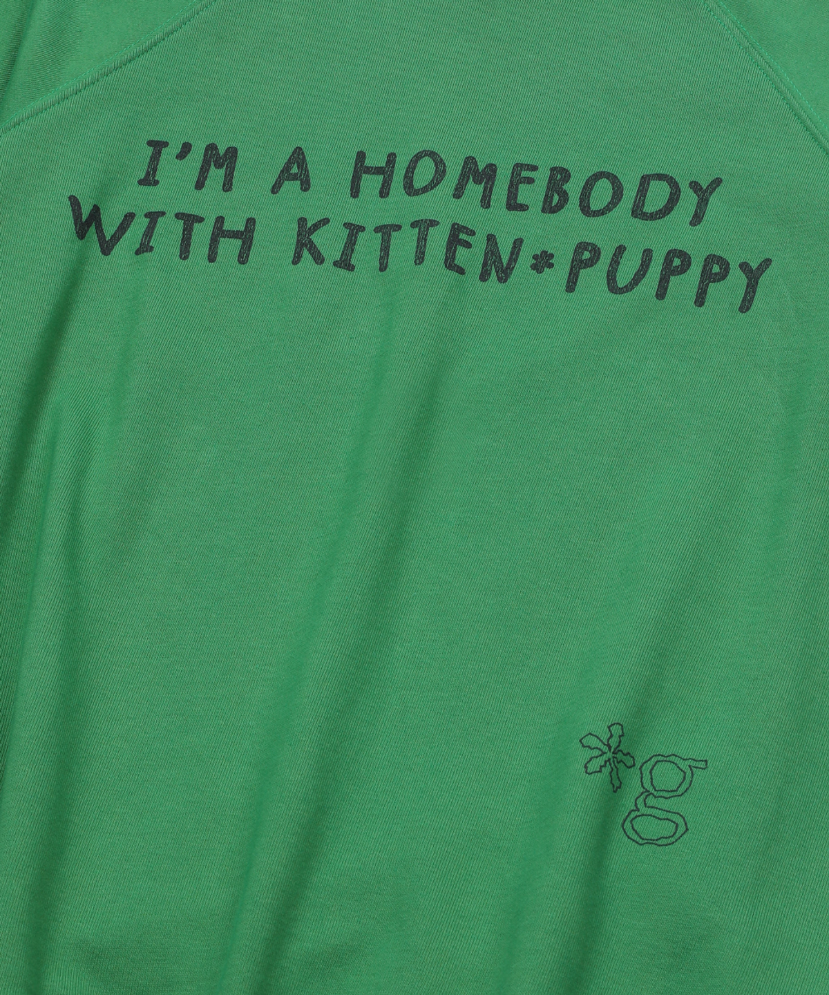 글런든(GRUNDEN) HOMEBODY SHORT-SLEEVE SWEATSHIRT (LEAF GREEN)