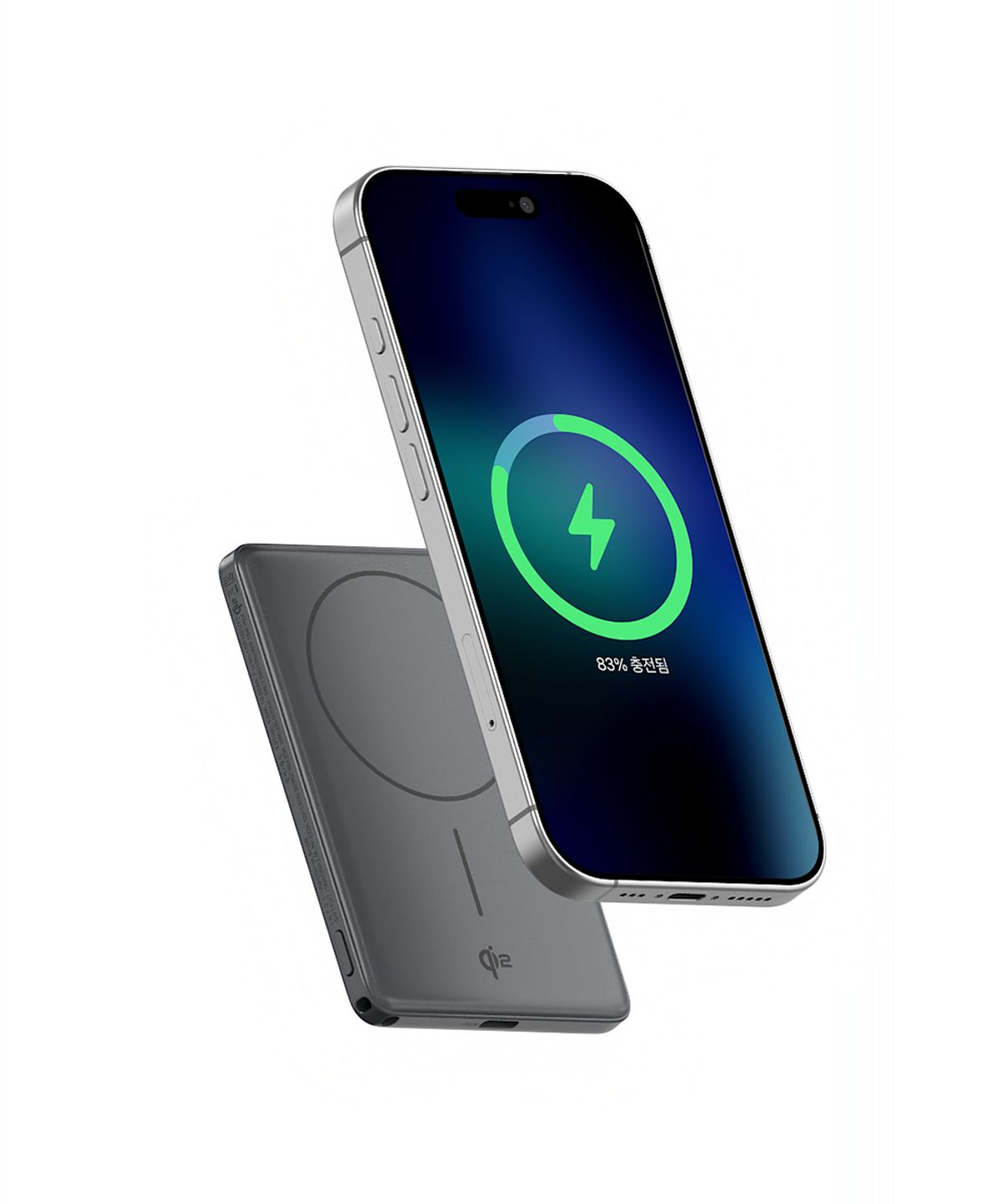 아트뮤(ARTMU) Qi2 15W 맥세이프 초슬림 고속 보조배터리 5000mAh QB510 그레이