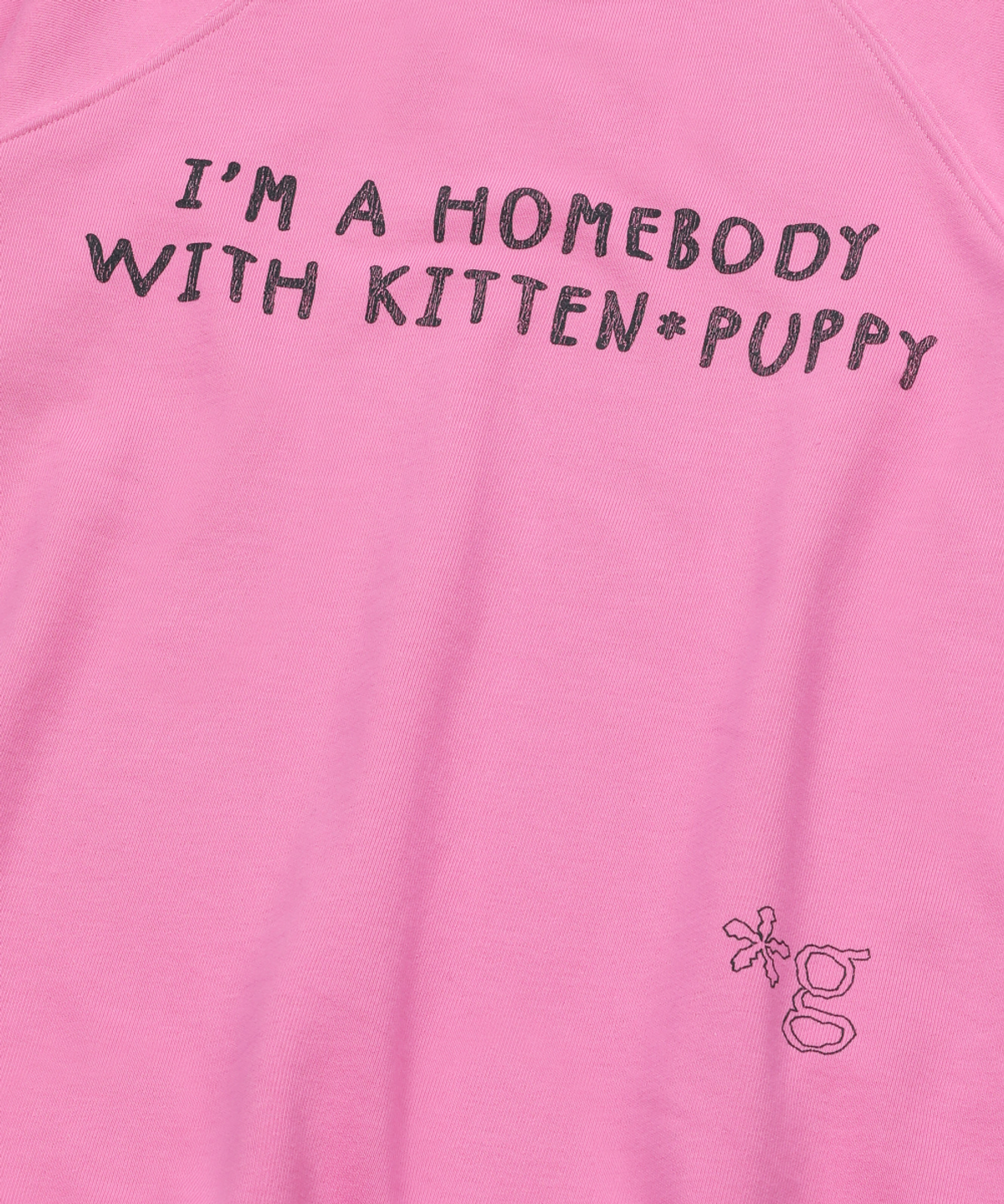 글런든(GRUNDEN) HOMEBODY SHORT-SLEEVE SWEATSHIRT (FAIRY PINK)