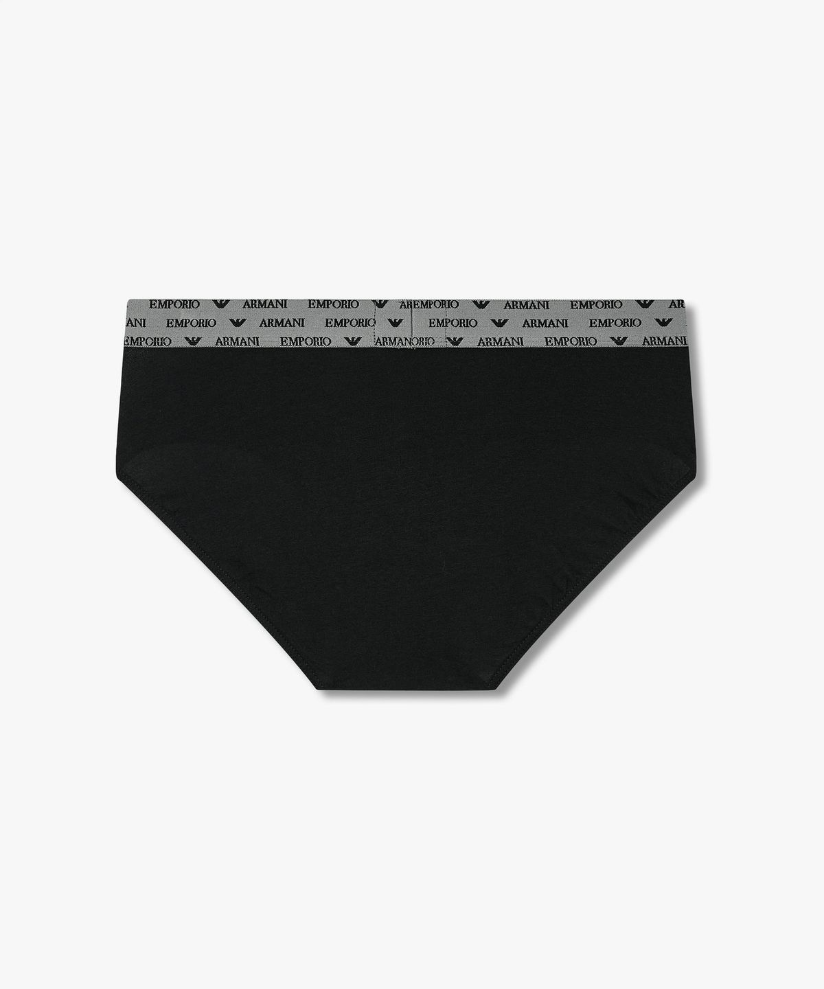 엠포리오 아르마니 언더웨어(EMPORIO ARMANI UNDERWEAR) 남성 패턴드 텍스처 로고 브리프_블랙 0816111033