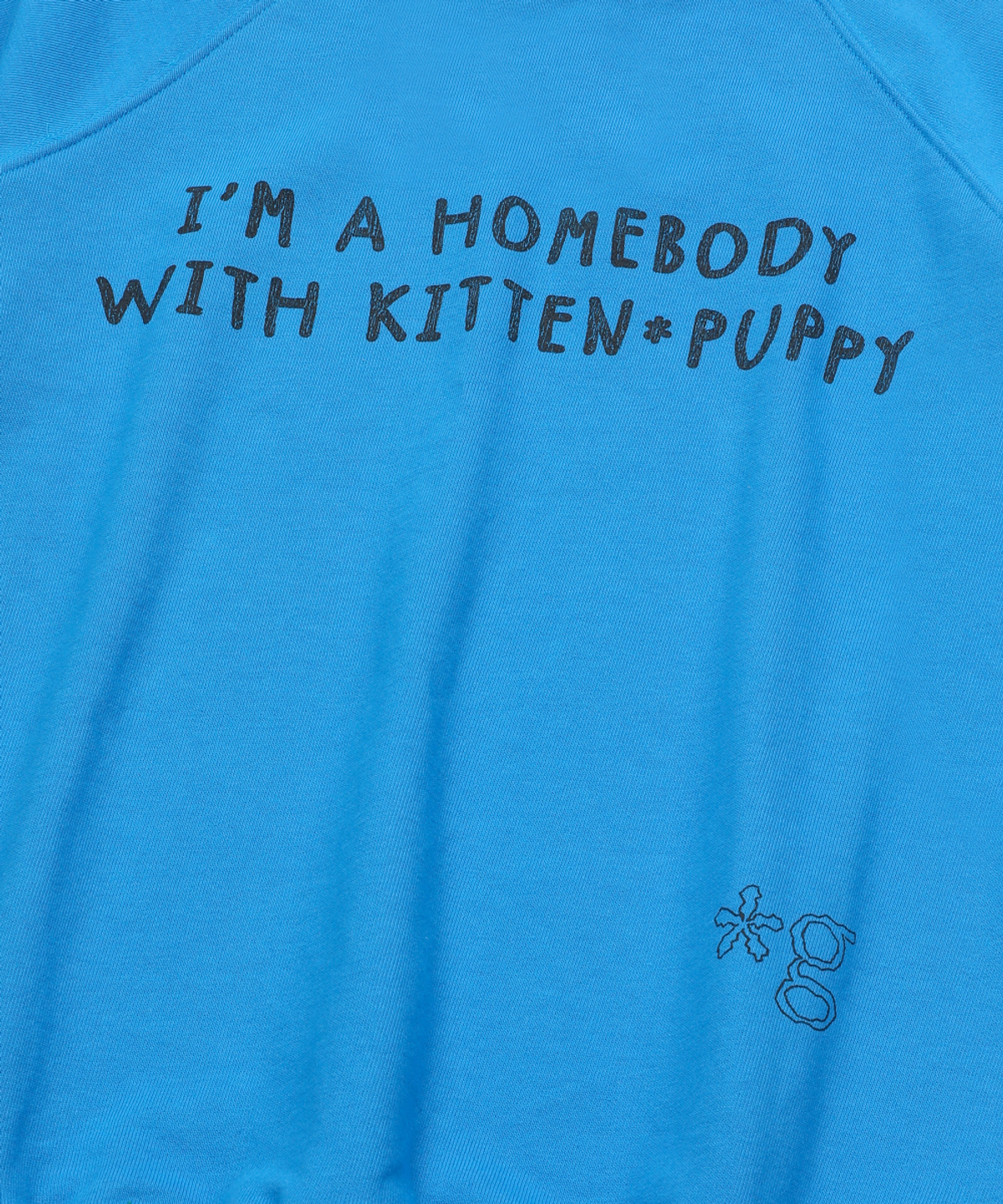 글런든(GRUNDEN) HOMEBODY SHORT-SLEEVE SWEATSHIRT (HAWAIIAN BLUE)