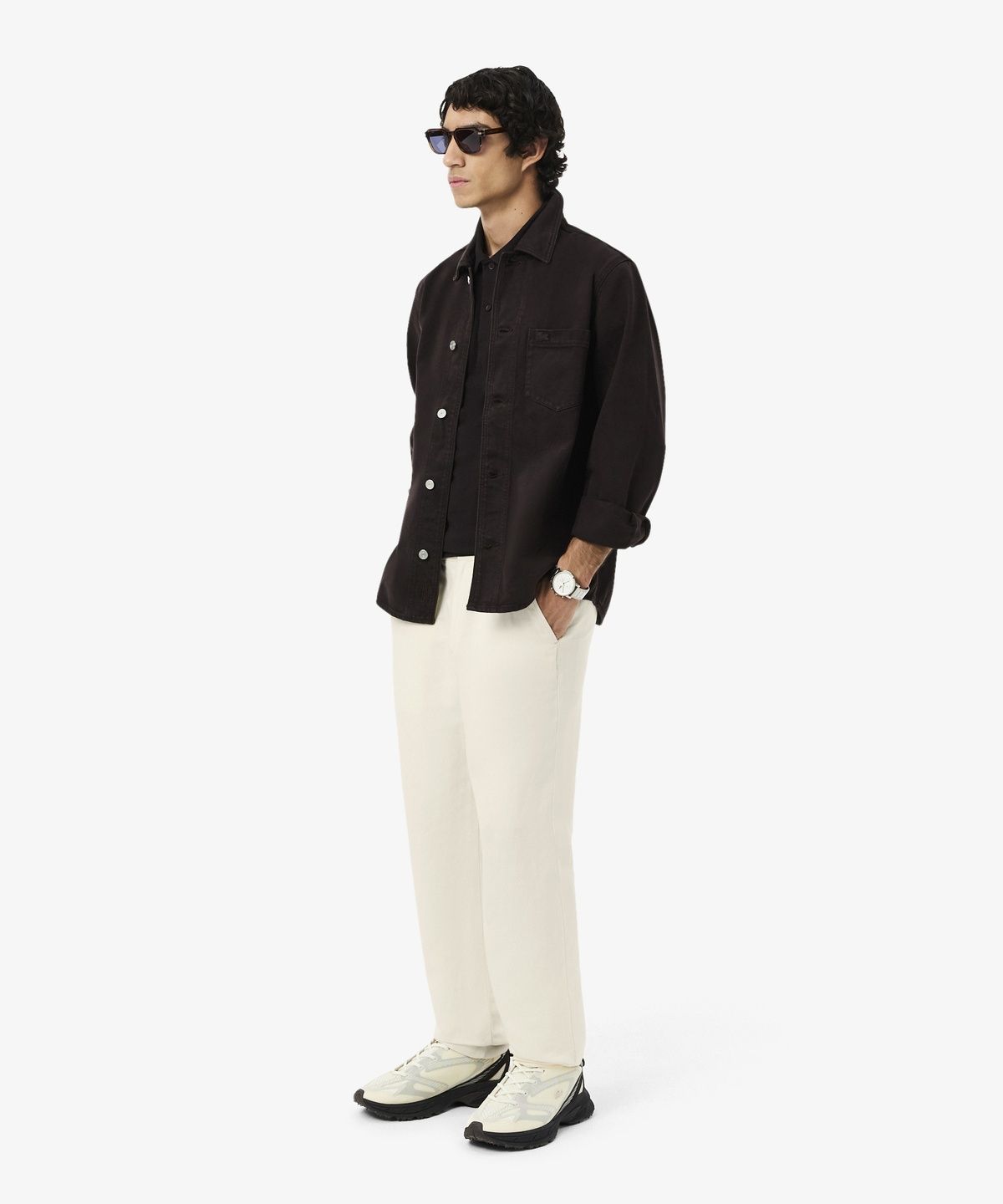 라코스테(LACOSTE) 남성 린넨 혼방 밴딩 치노 HH7197-56G 056