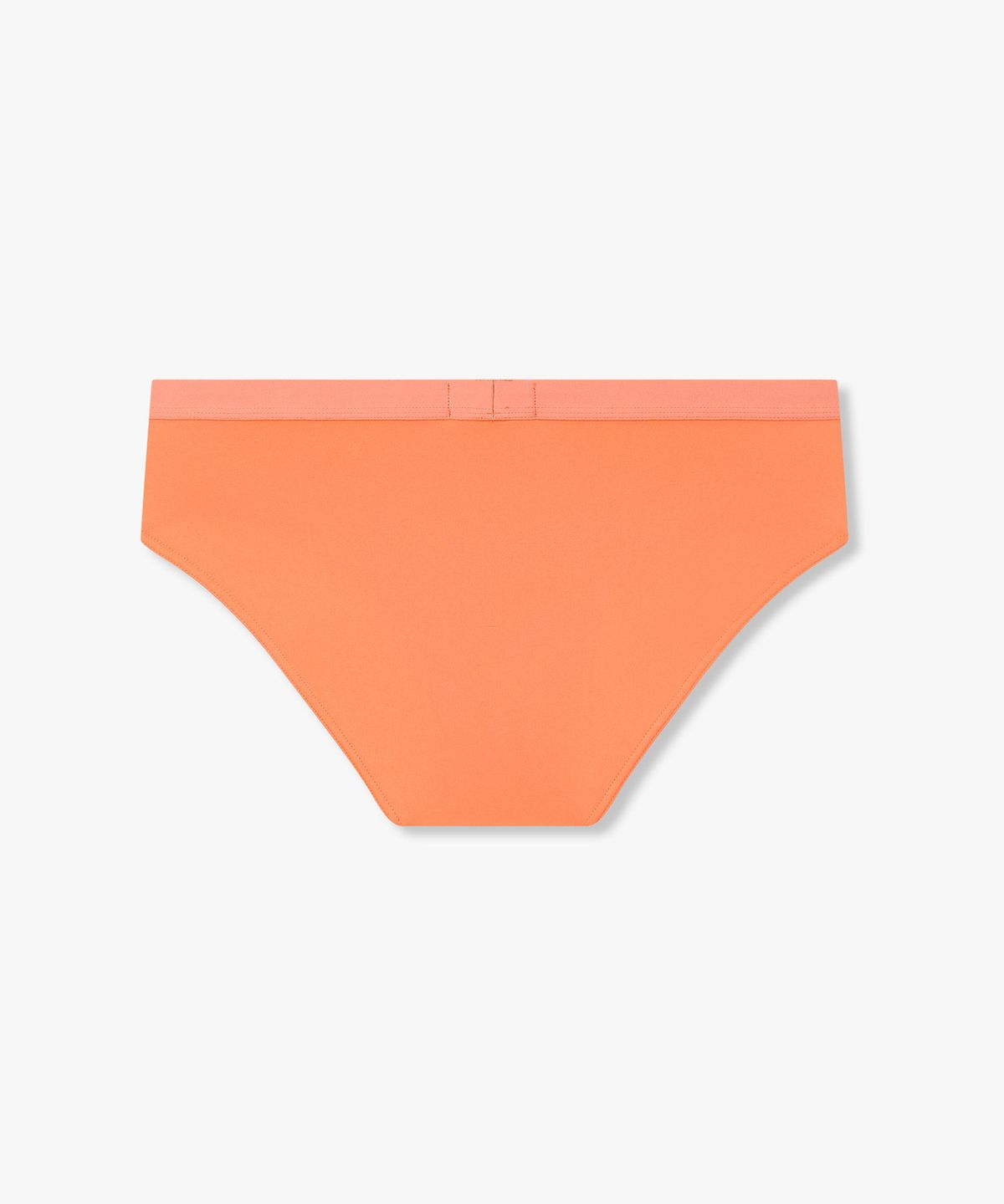 엠포리오 아르마니 언더웨어(EMPORIO ARMANI UNDERWEAR) 남성 글로시 센터 배색 로고 브리프_네온 오렌지 0816111001