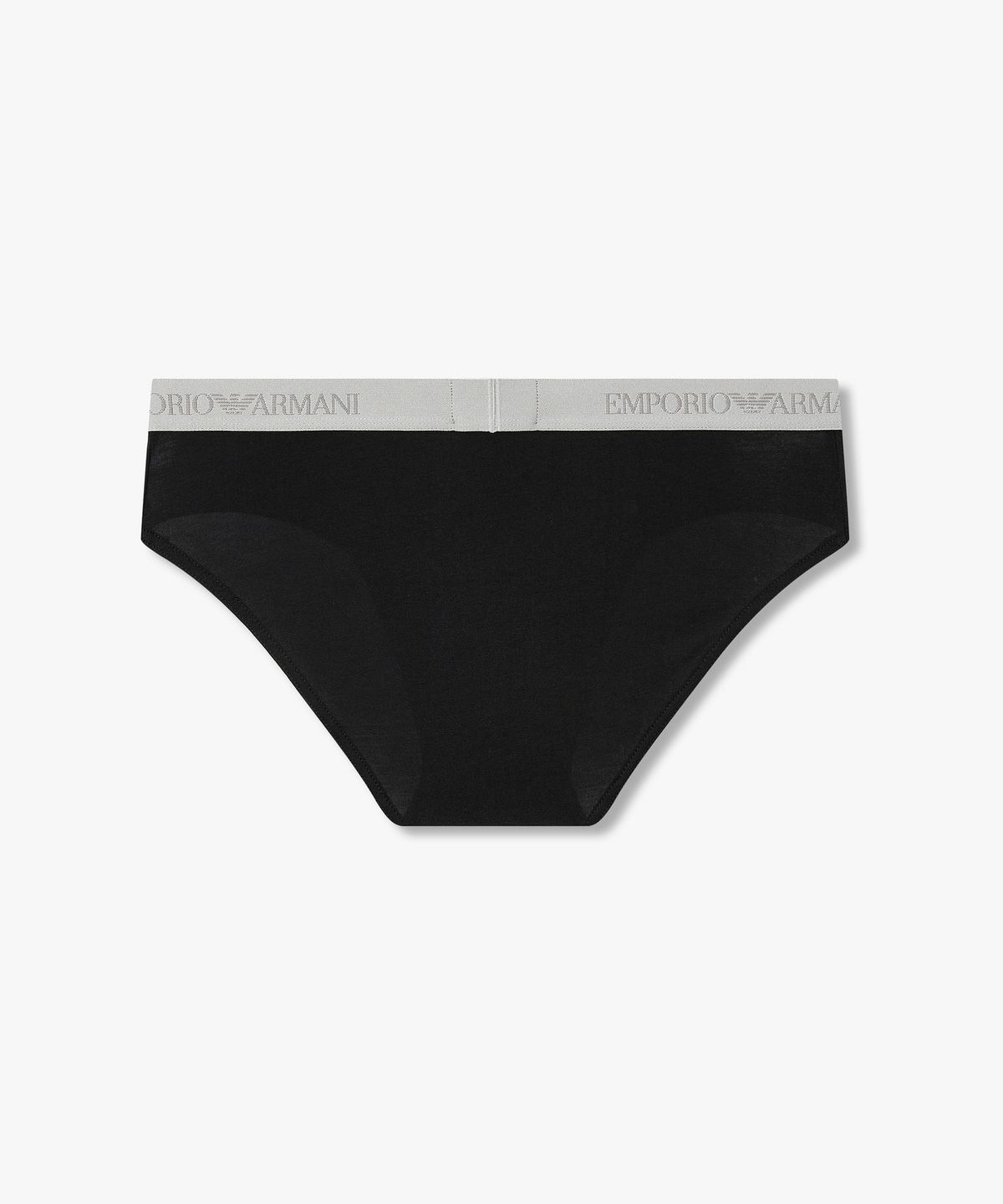 엠포리오 아르마니 언더웨어(EMPORIO ARMANI UNDERWEAR) 남성 자카드 로고 배색 밴딩 브리프_블랙 08M6111308