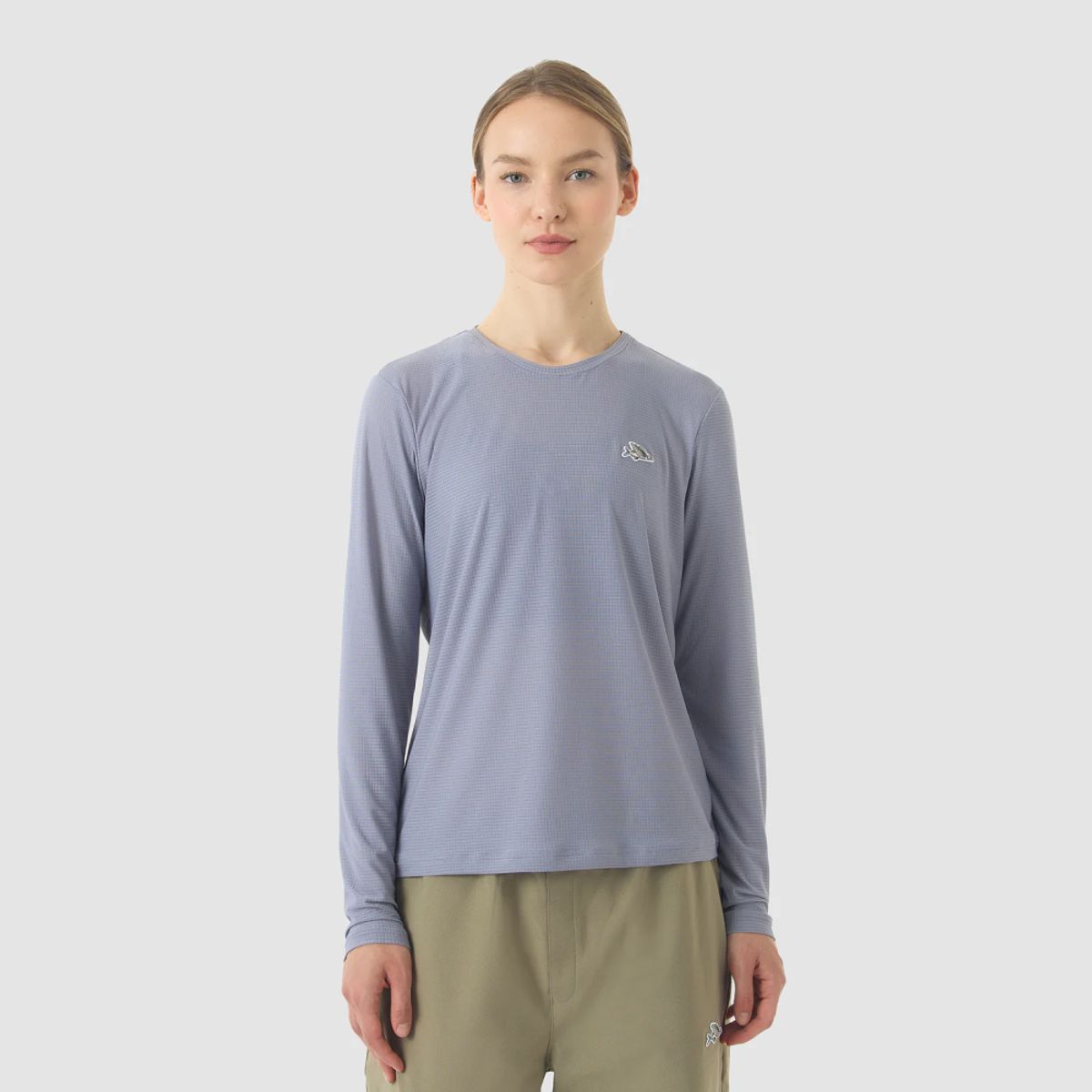 카페 드 사이클리스트(CAFE DU CYCLISTE) 앰버 액티브 긴팔 티셔츠 스톰 여성