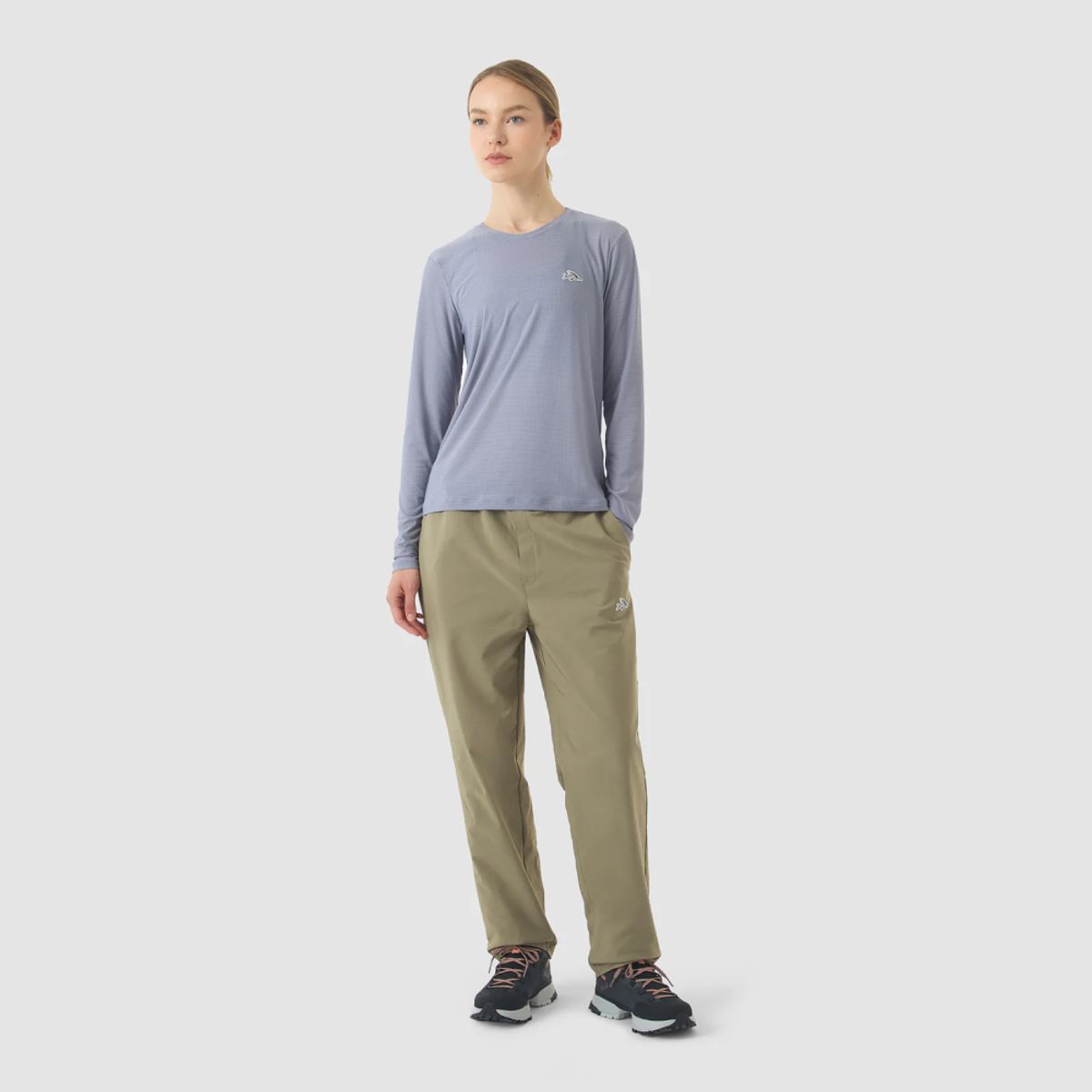 카페 드 사이클리스트(CAFE DU CYCLISTE) 앰버 액티브 긴팔 티셔츠 스톰 여성