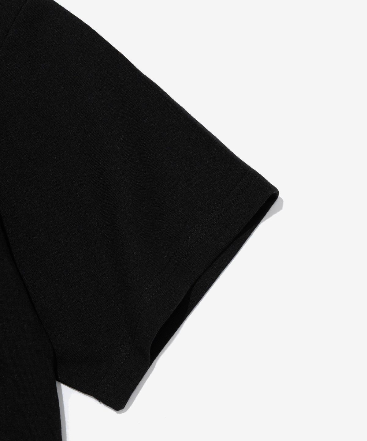 서울어패럴(SEOUL APPAREL) 볼드 레터링 로고 반팔 티셔츠 (블랙)