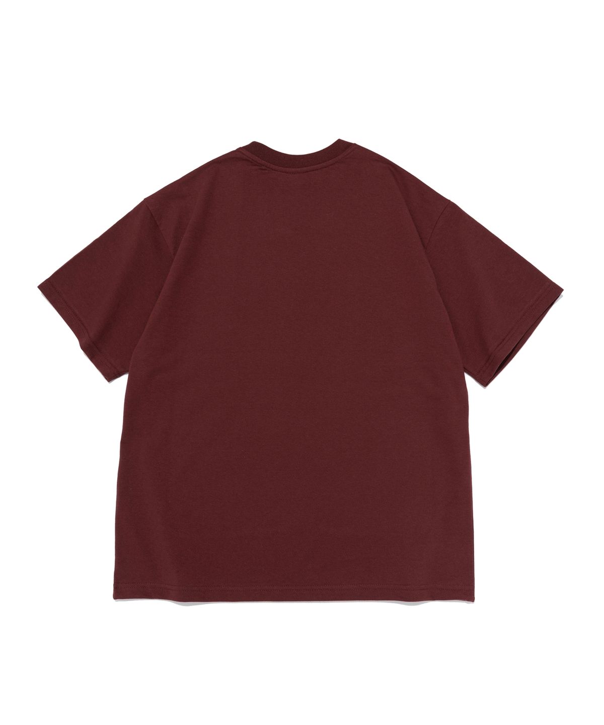 서울어패럴(SEOUL APPAREL) 볼드 레터링 로고 반팔 티셔츠 (와인)