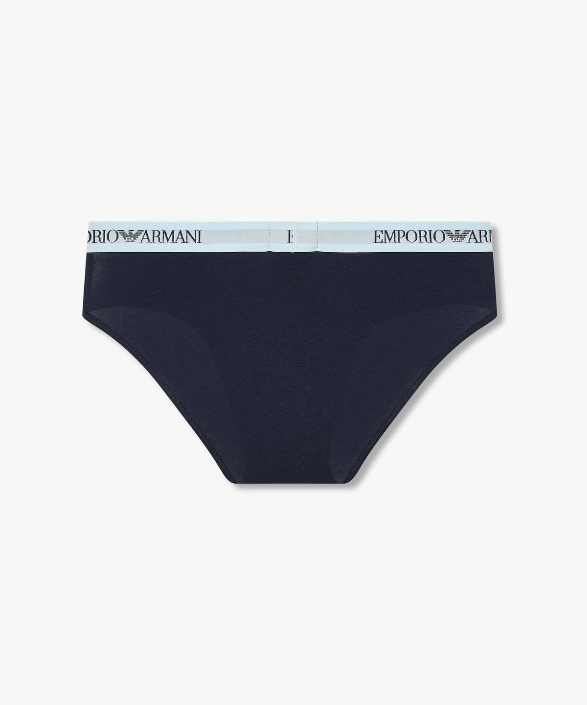 엠포리오 아르마니 언더웨어(EMPORIO ARMANI UNDERWEAR) 남성 자카드 로고 배색 밴딩 브리프_네이비 08M6111305