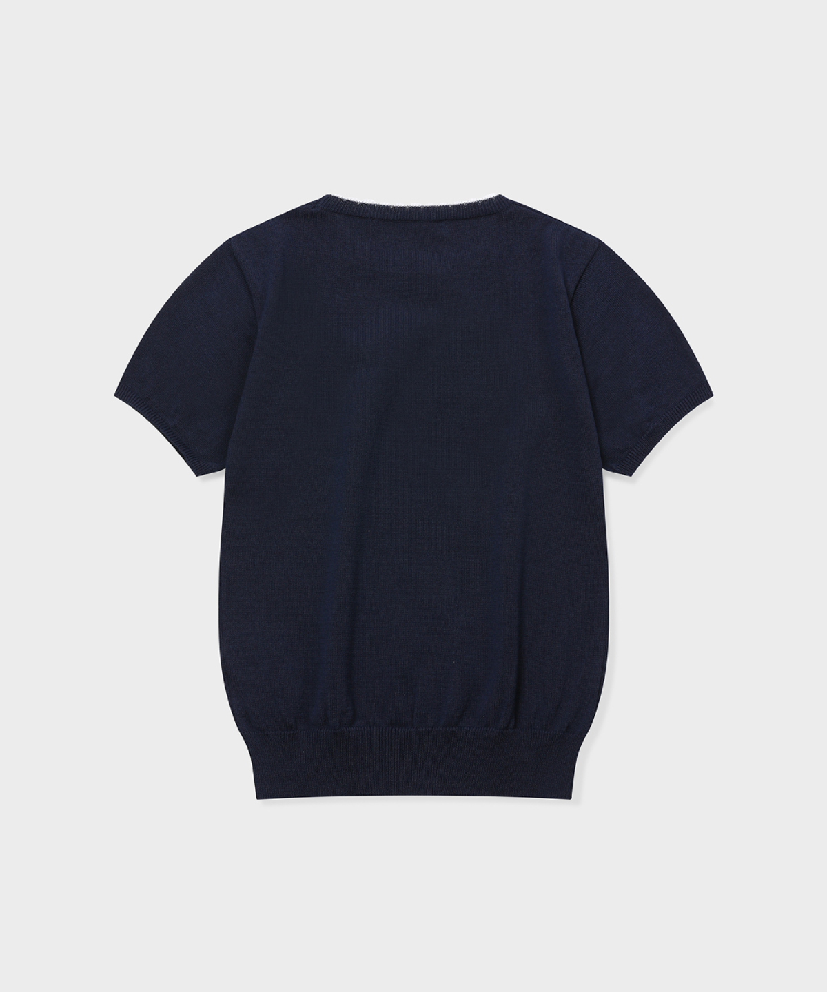 글런든(GRUNDEN) COOL COTTON KNIT TOP (INK NAVY)
