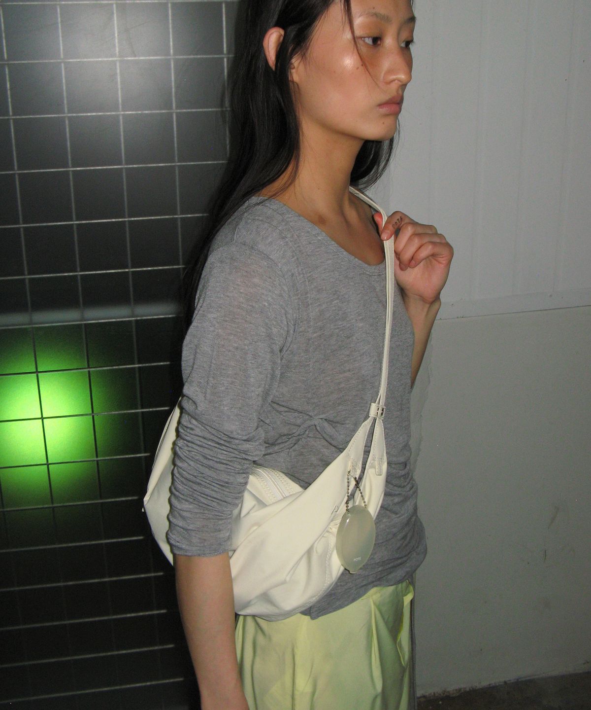 포테(POTE) [7차리오더:바로출고] 0014 3-Way Flow Bag_Cream