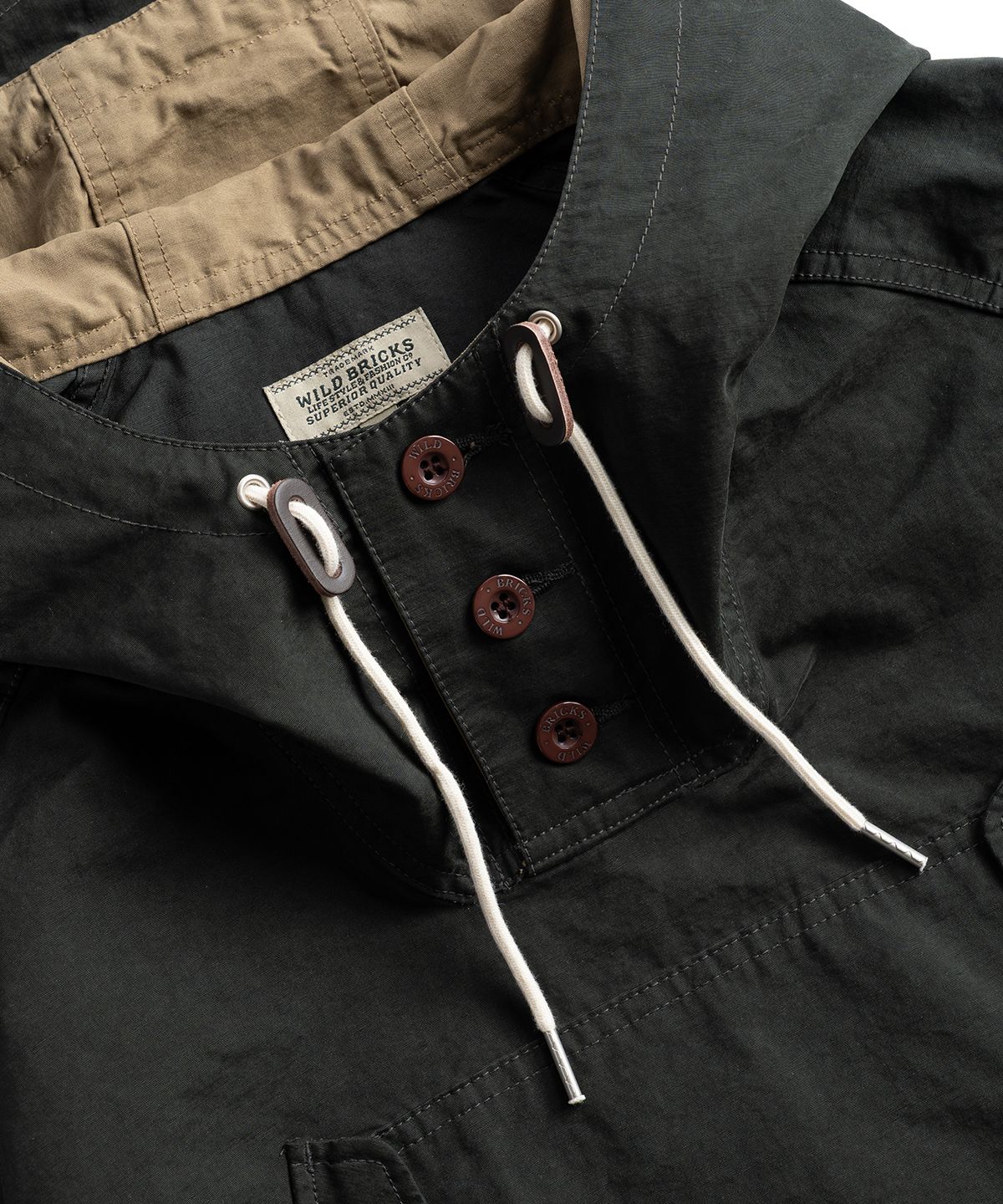 와일드 브릭스(WILD BRICKS) W25 MOUNTAIN ANORAK (dark green)