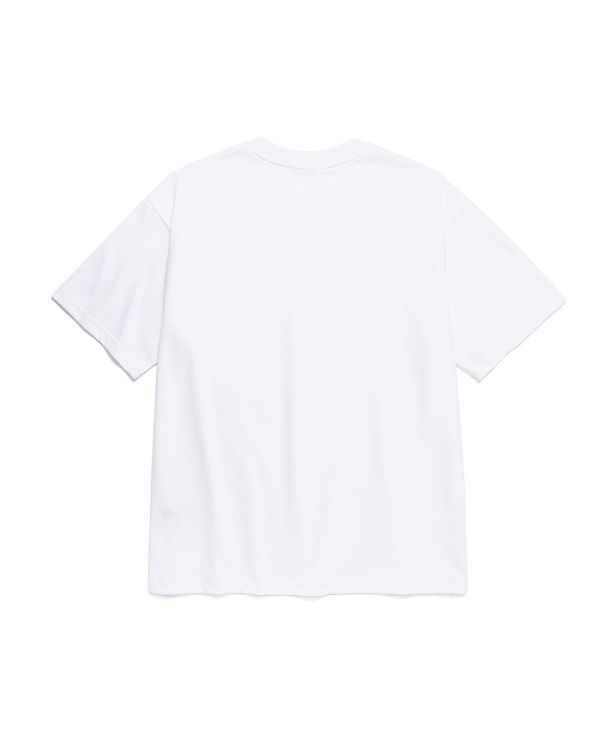 블랭키트(BLANKIT) 베이직 소프트 솔리드 크루넥 티셔츠 (화이트)