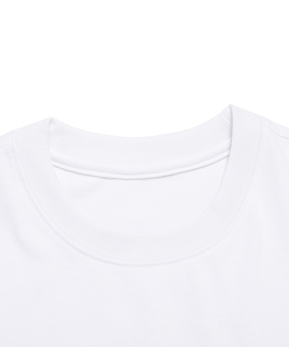 블랭키트(BLANKIT) 베이직 소프트 솔리드 크루넥 티셔츠 (화이트)