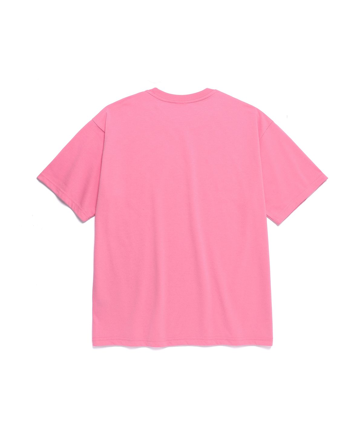 블랭키트(BLANKIT) 베이직 소프트 솔리드 크루넥 티셔츠 (핑크)