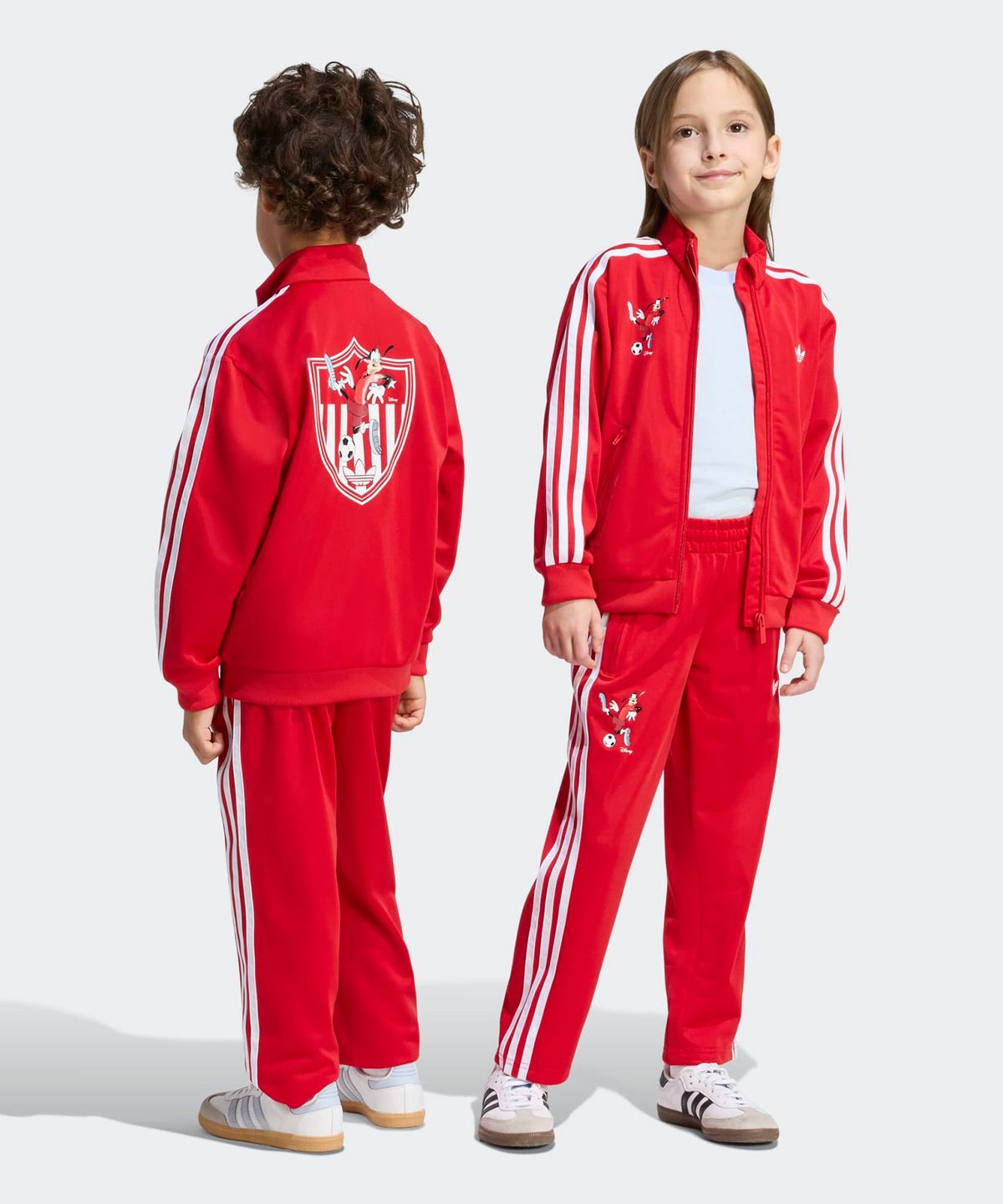 아디다스 키즈(ADIDAS KIDS) 아디다스 X 디즈니 파이어버드 트랙 수트 키즈 - 레드 / KE3880