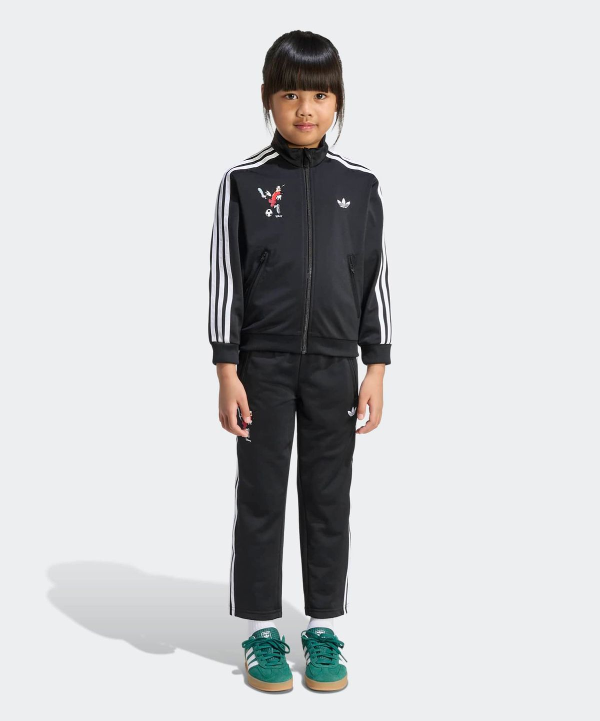 아디다스 키즈(ADIDAS KIDS) 아디다스 X 디즈니 파이어버드 트랙 수트 키즈 - 블랙 / KC8433
