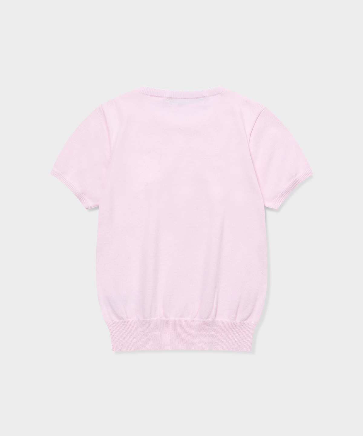 글런든(GRUNDEN) COOL COTTON KNIT TOP (BABY PINK)