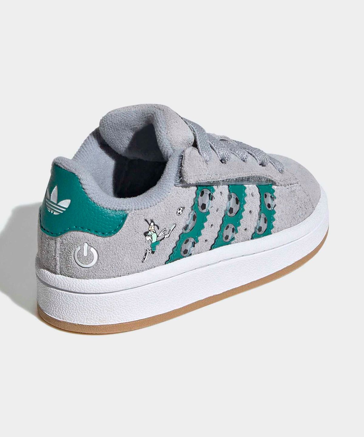 아디다스 키즈(ADIDAS KIDS) 아디다스 X 디즈니 캠퍼스 00s LED 라이트 컴포트 클로저 엘라스틱 레이스 인펀트 - 할로실버 / IH6399