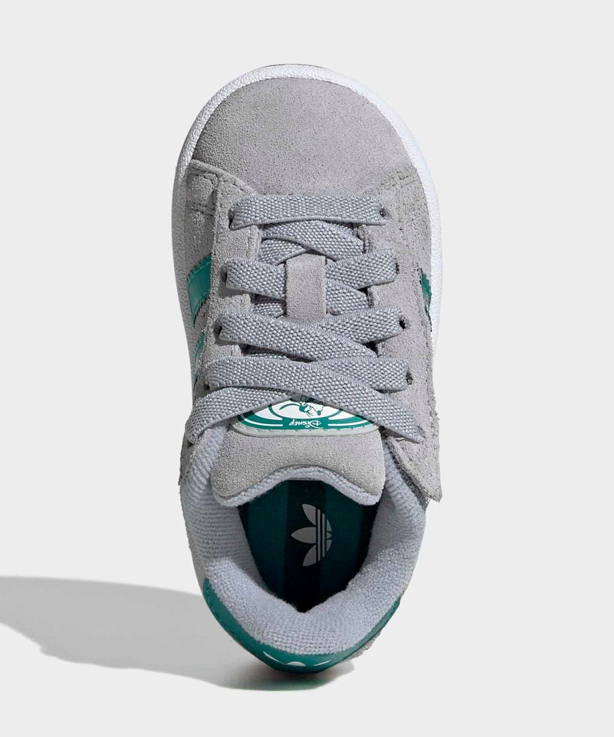 아디다스 키즈(ADIDAS KIDS) 아디다스 X 디즈니 캠퍼스 00s LED 라이트 컴포트 클로저 엘라스틱 레이스 인펀트 - 할로실버 / IH6399