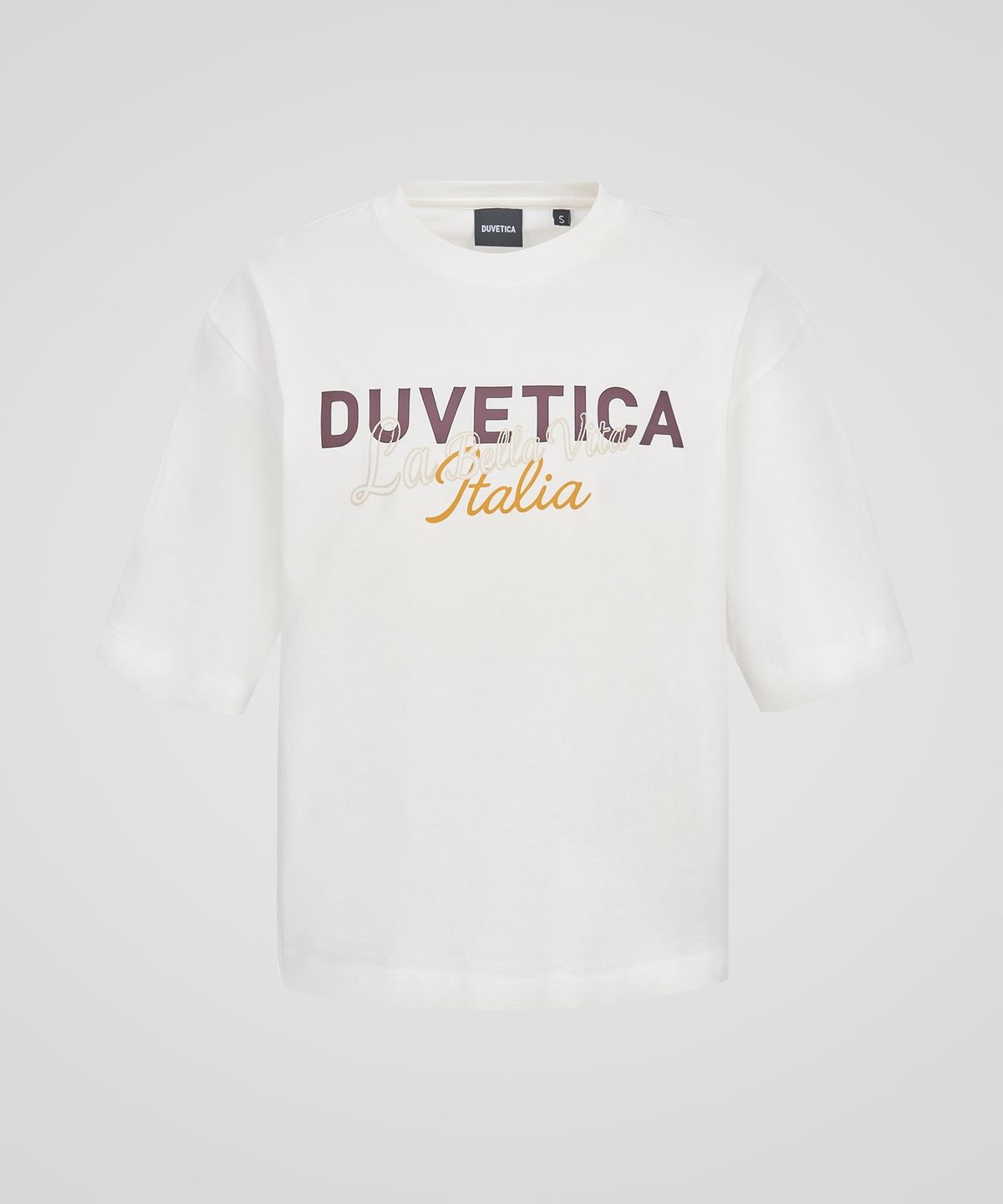 듀베티카(DUVETICA) 프라티(라이트 아이보리)(여성 반팔티셔츠)