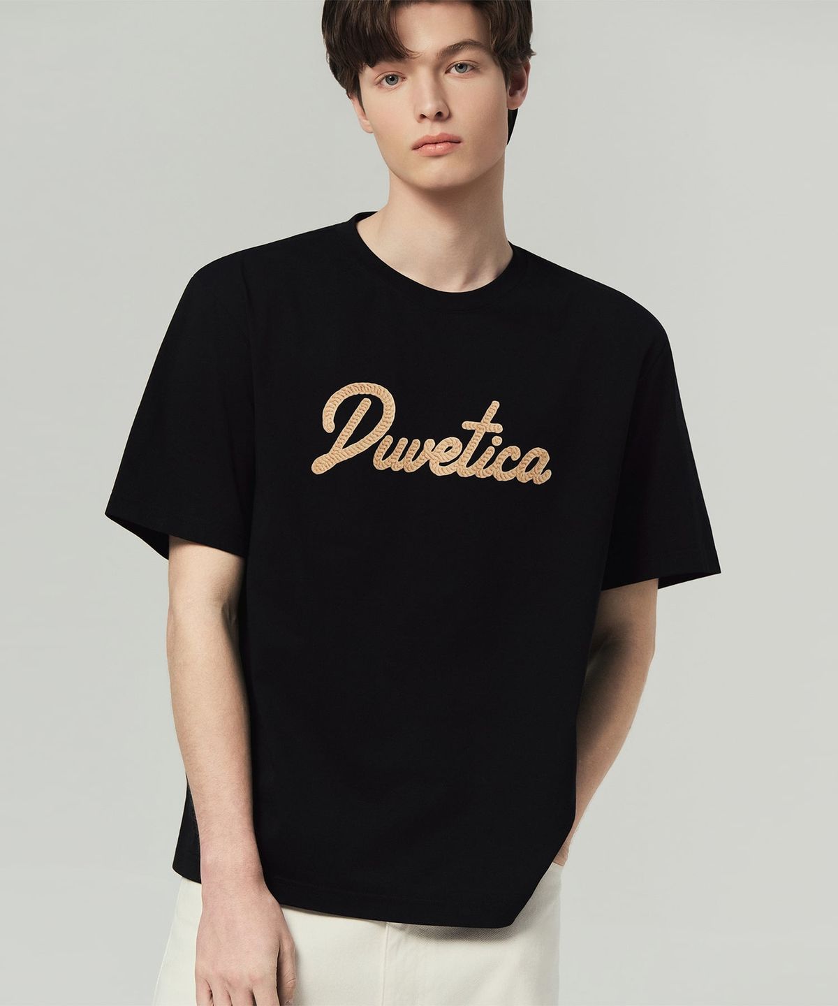 듀베티카(DUVETICA) 몬타구토(블랙)(남성 반팔티셔츠)