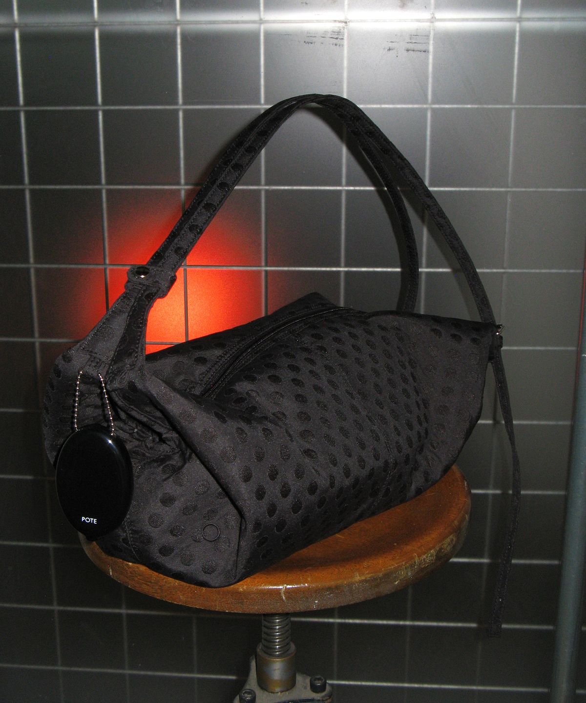 포테(POTE) 0014 3-Way Flow Bag_Dot Black