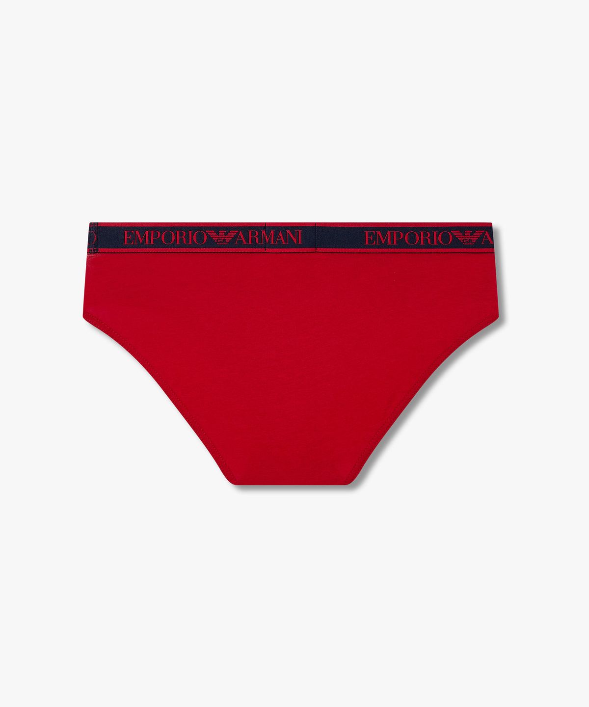 엠포리오 아르마니 언더웨어(EMPORIO ARMANI UNDERWEAR) 남성 라인 트림 배색 로고 프리프_레드 08M6111313