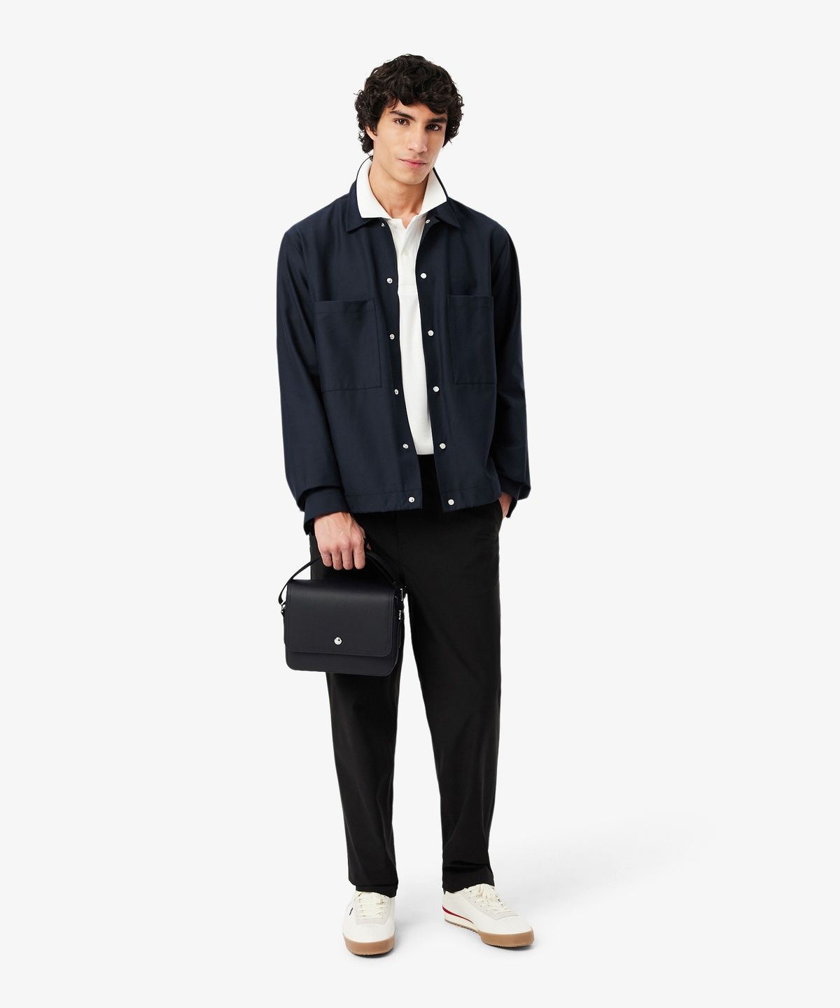 라코스테(LACOSTE) 남성 랑곤 스몰 메신저백 NH5274H56G 000