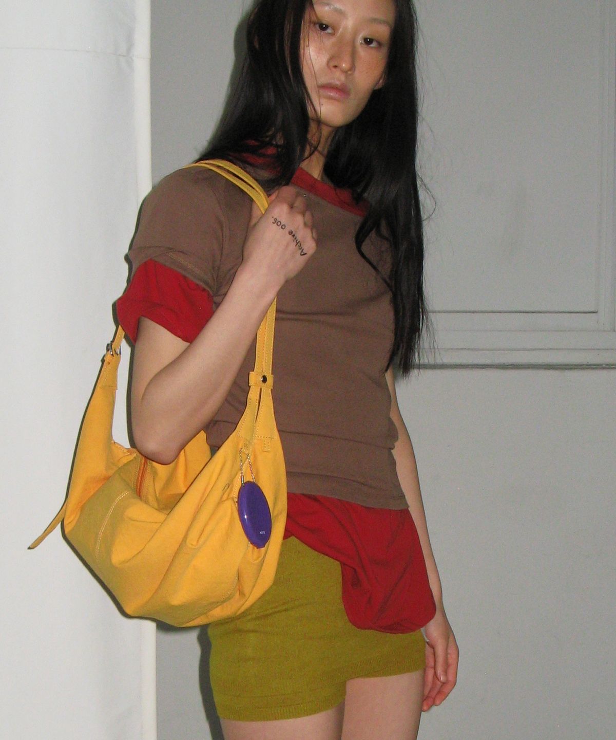 포테(POTE) [4차리오더:바로출고] 0014 3-Way Flow Bag_Tangerine