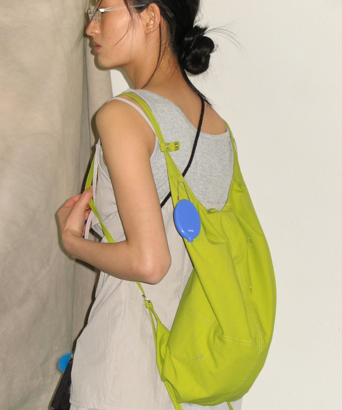 포테(POTE) [6차리오더:바로출고] 0014 3-Way Flow Bag_Vintage Lime