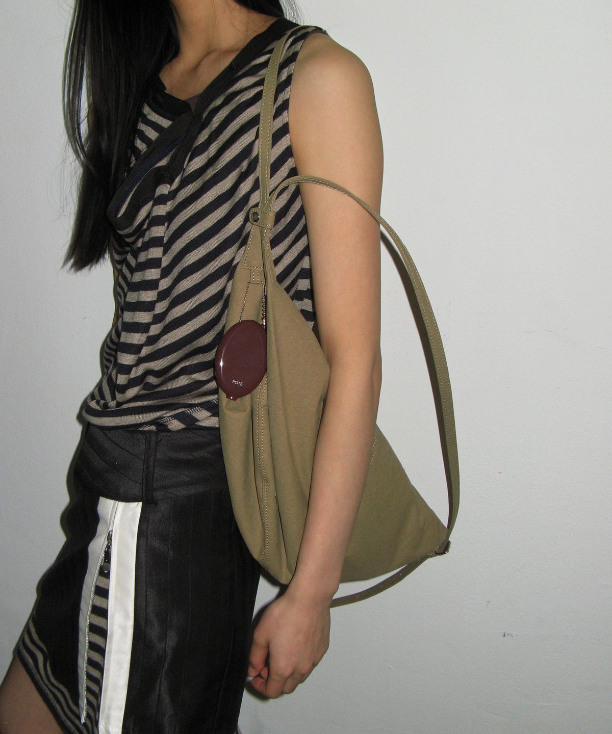 포테(POTE) 0014 3-Way Flow Bag_Vintage Tan