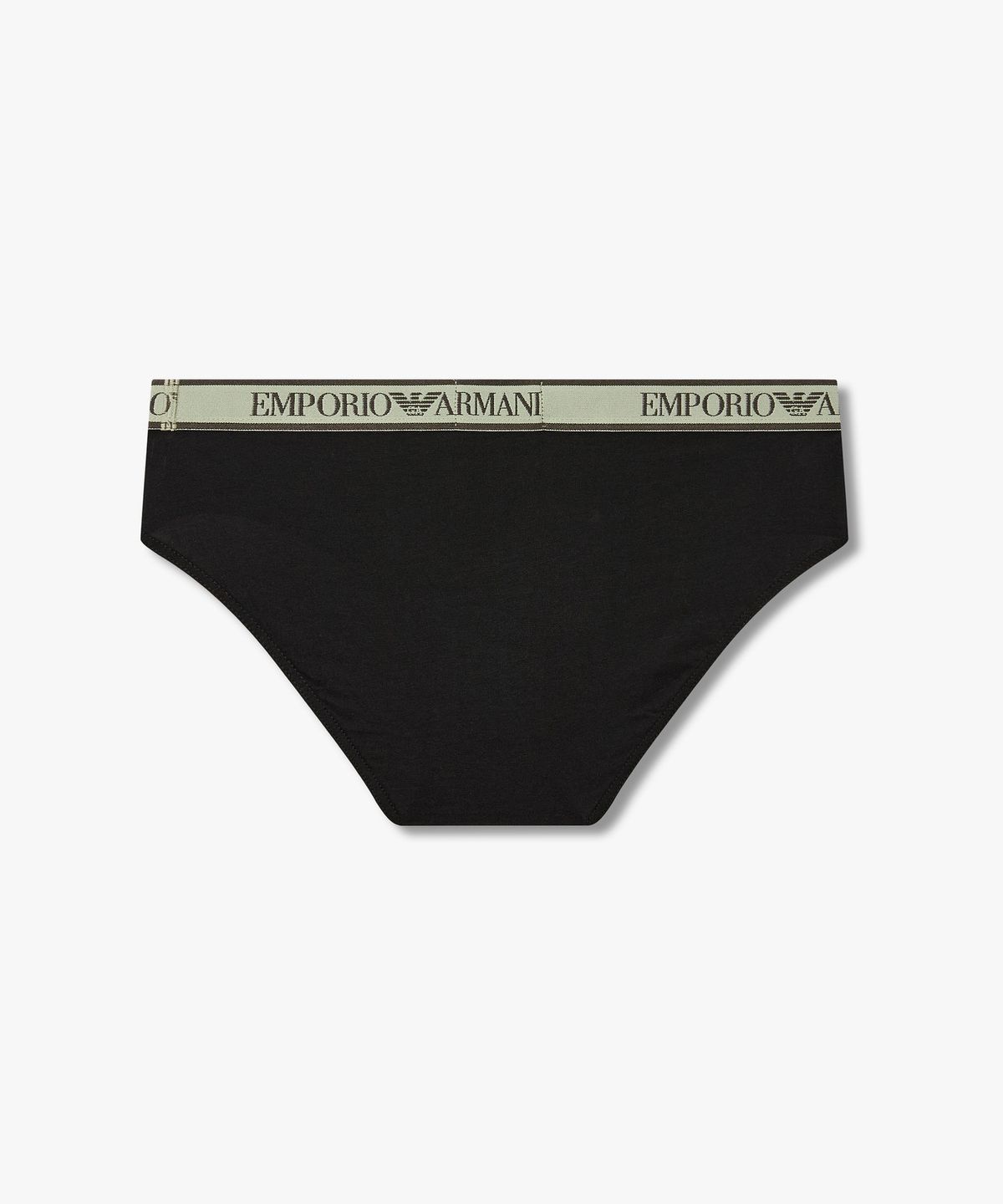 엠포리오 아르마니 언더웨어(EMPORIO ARMANI UNDERWEAR) 남성 라인 트림 배색 로고 프리프_블랙 08M6111317
