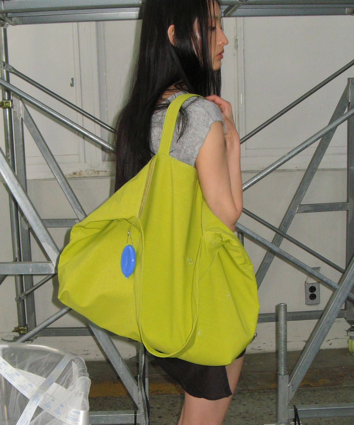 포테(POTE) [4차리오더:바로출고] 0015 3-Way Cross Bag_Vintage Lime